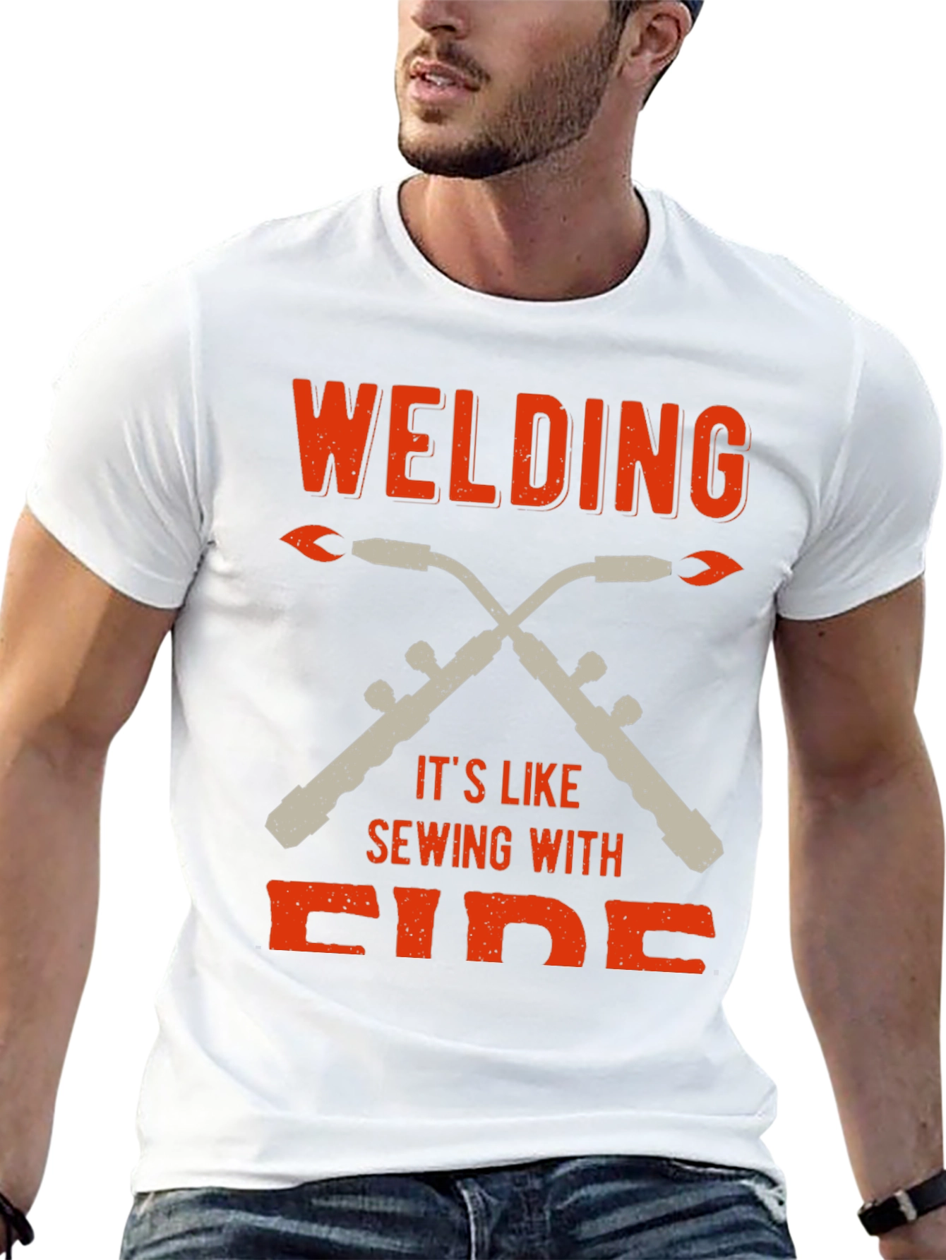 Welding is Like Sewing With Fire T-Shirt
