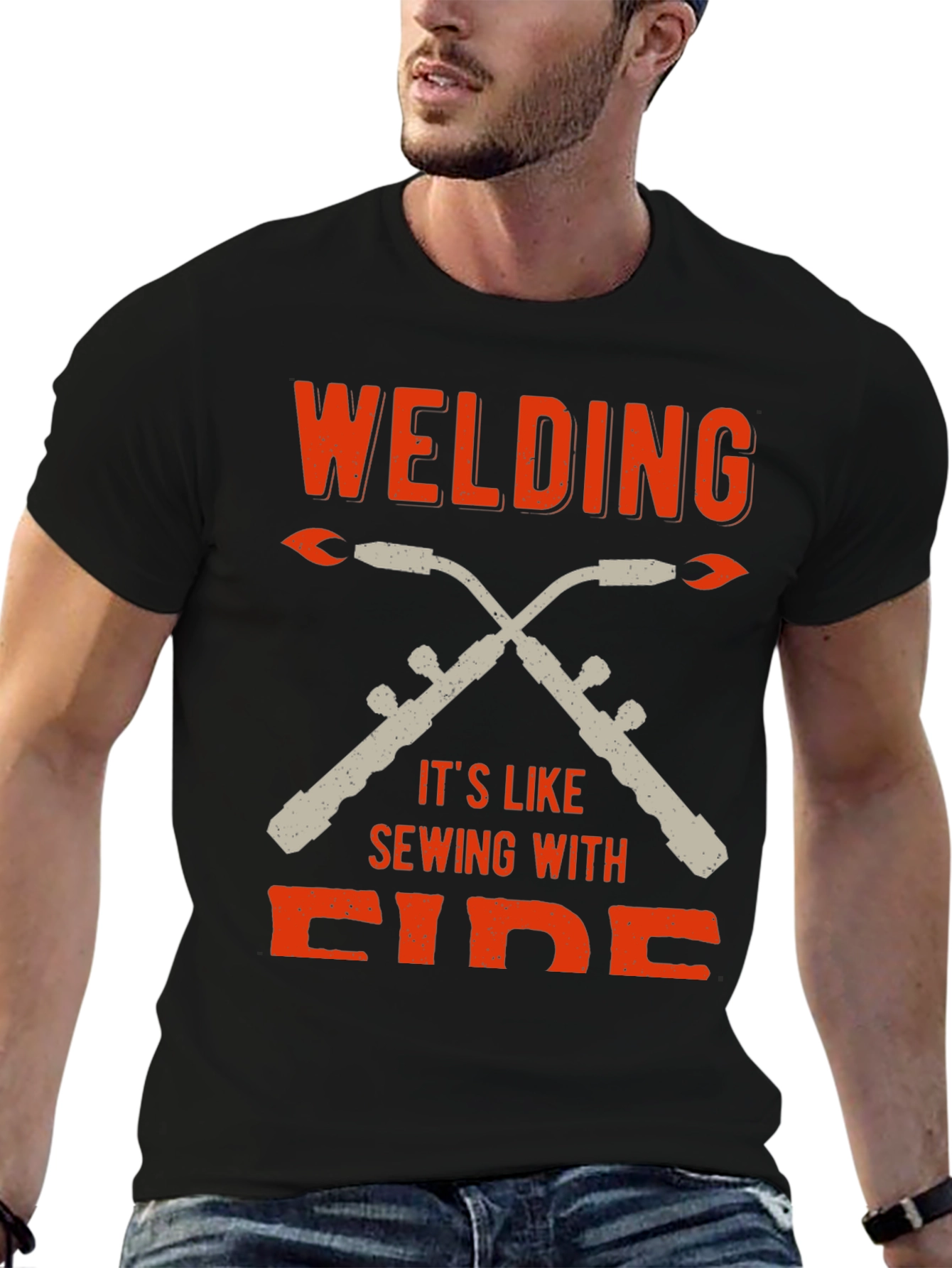 Welding is Like Sewing With Fire T-Shirt