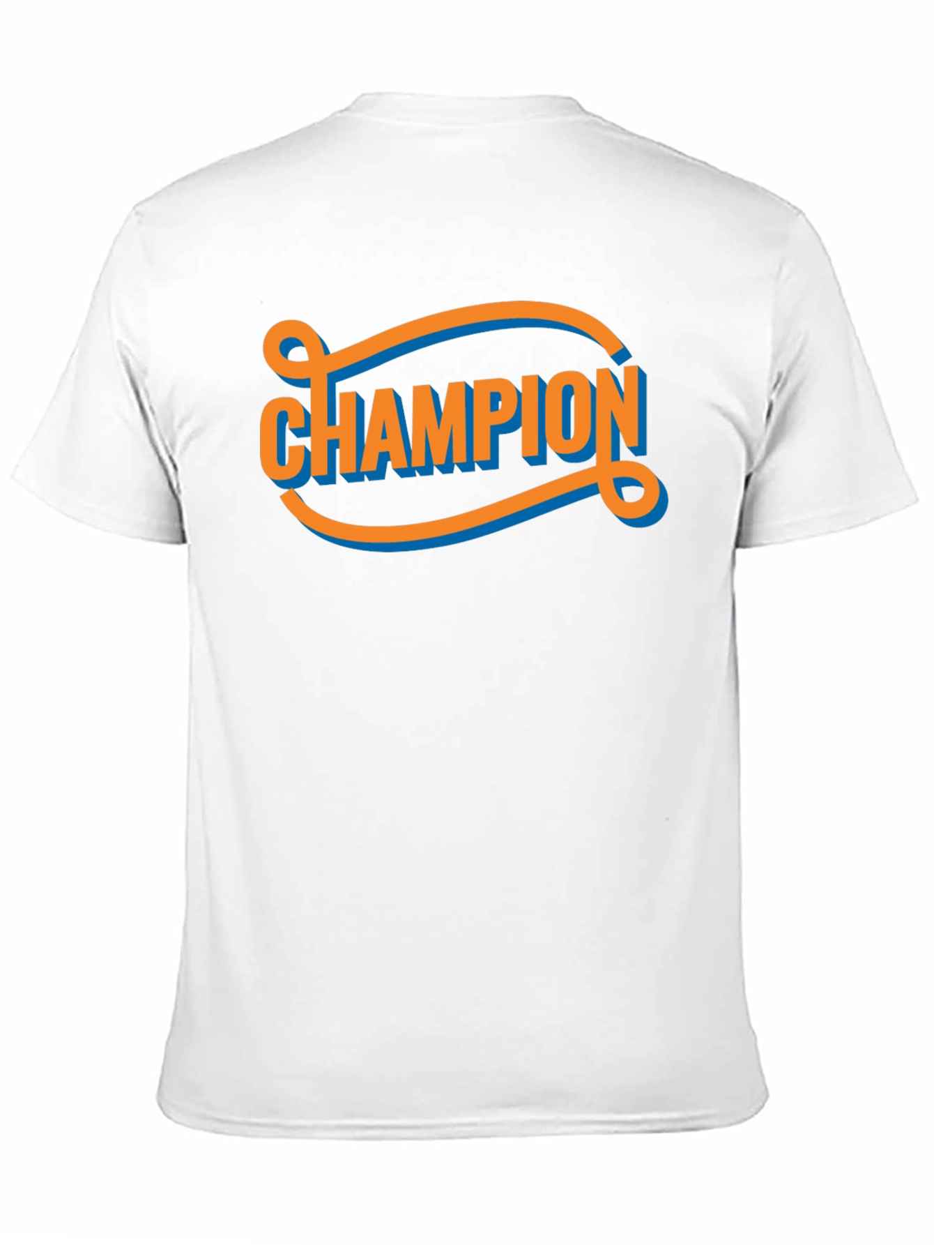 Champion Graphic Tee - Retro Style Black T-Shirt