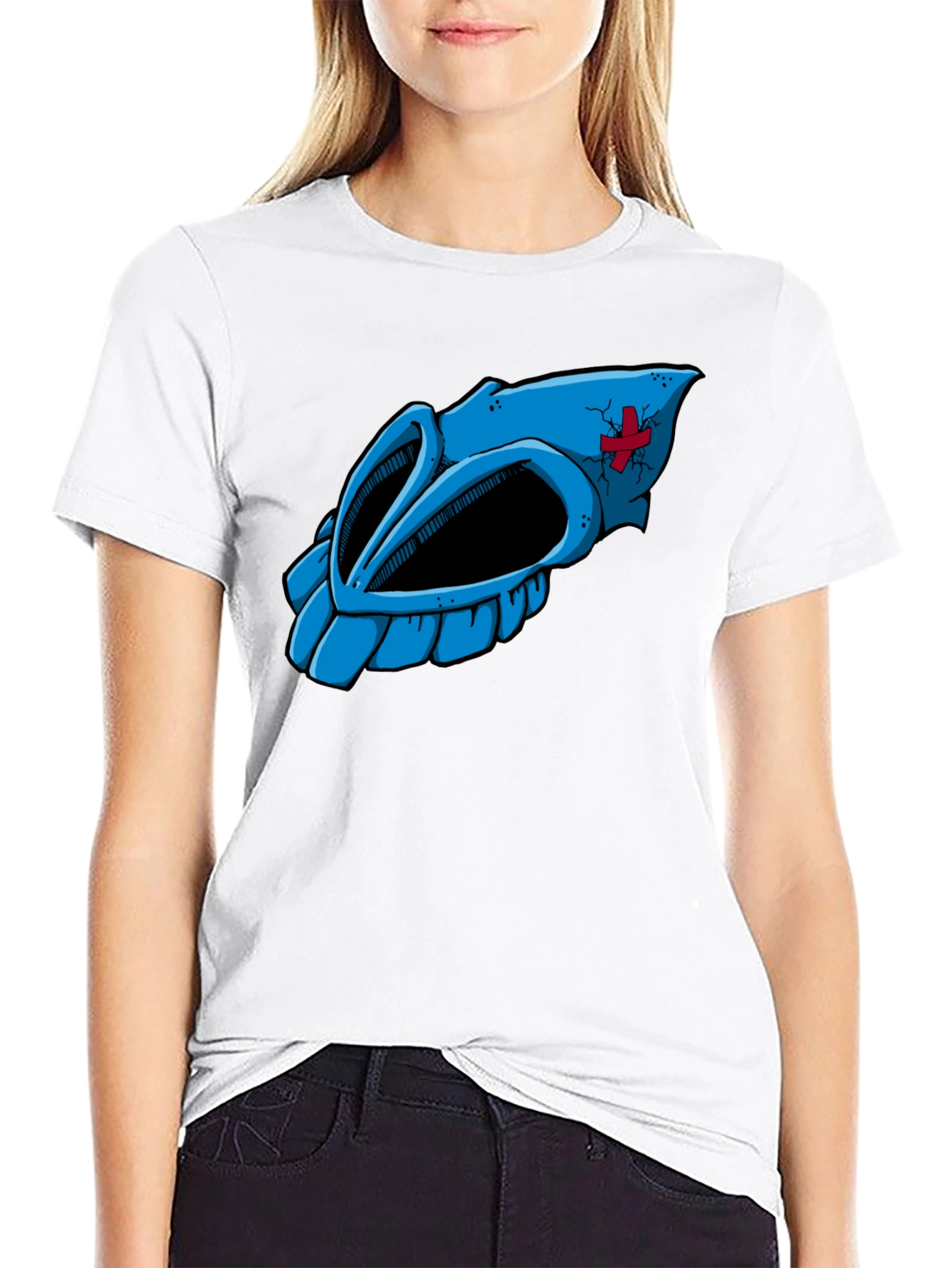 Cartoon Skull Graphic Tee