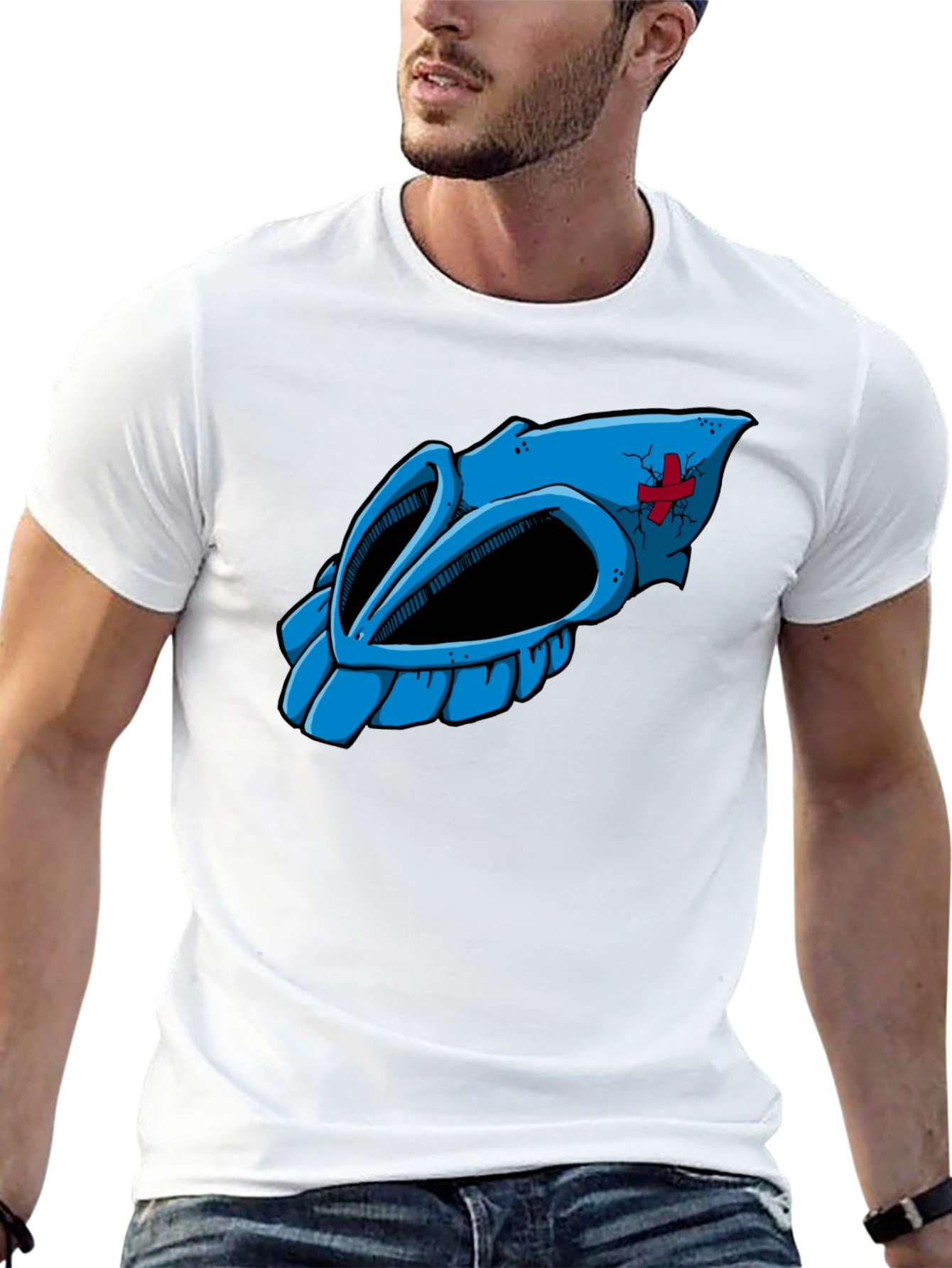 Cartoon Skull Graphic Tee