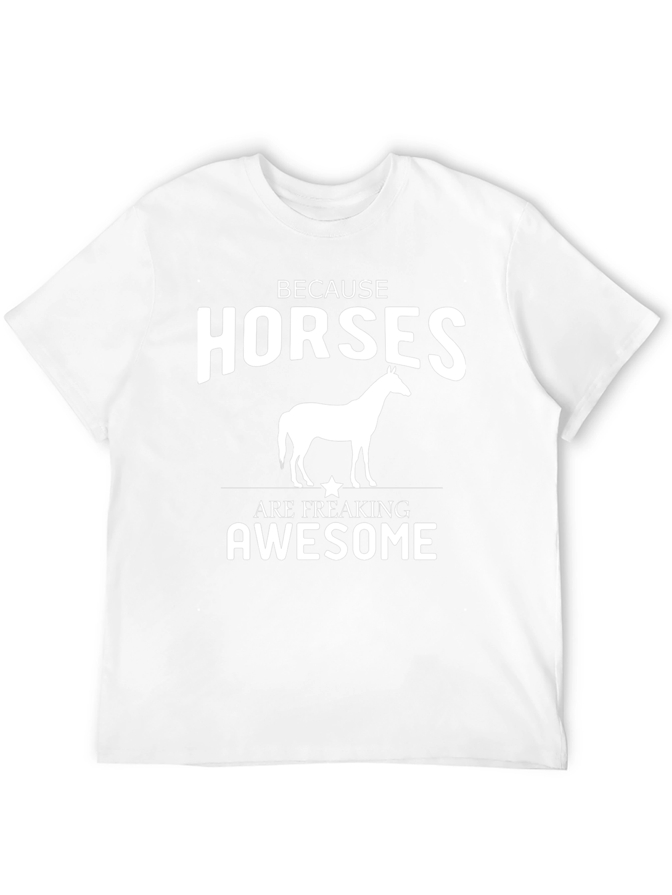 Horses Are Freaking Awesome Black T-Shirt