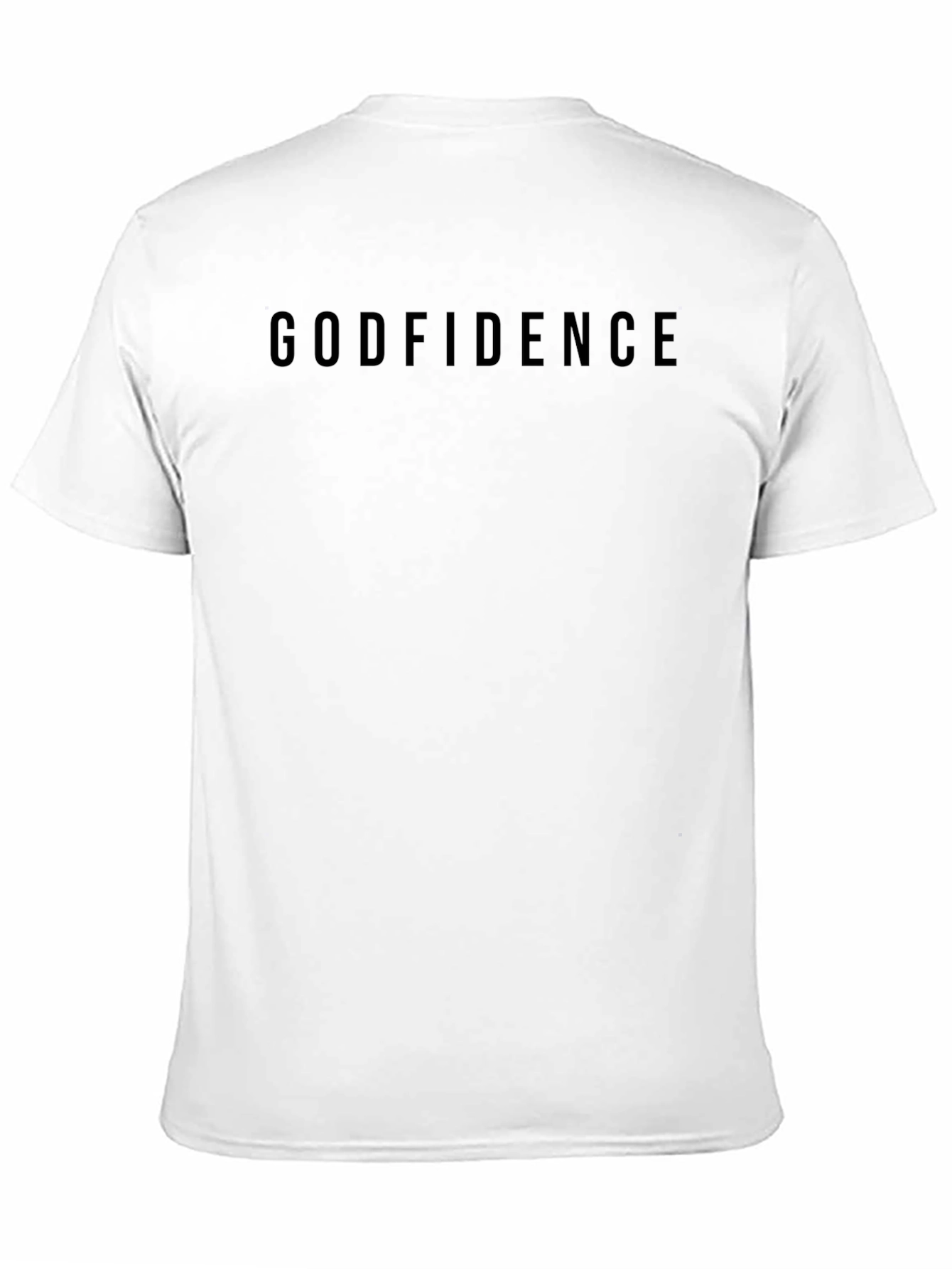 GODFIDENCE Black T-Shirt - Stylish and Comfortable