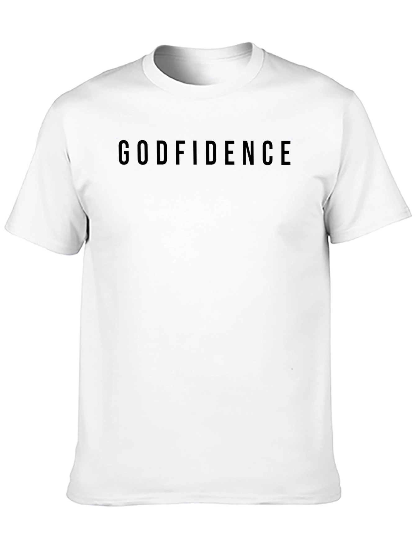 GODFIDENCE Black T-Shirt - Stylish and Comfortable