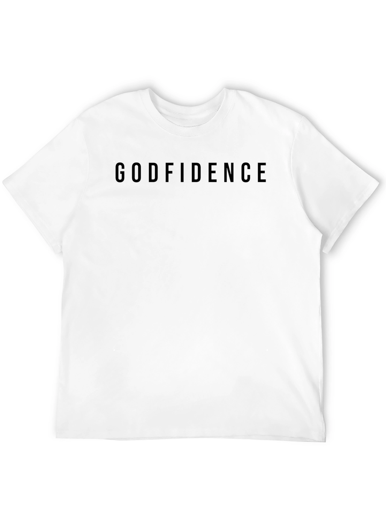 GODFIDENCE Black T-Shirt - Stylish and Comfortable