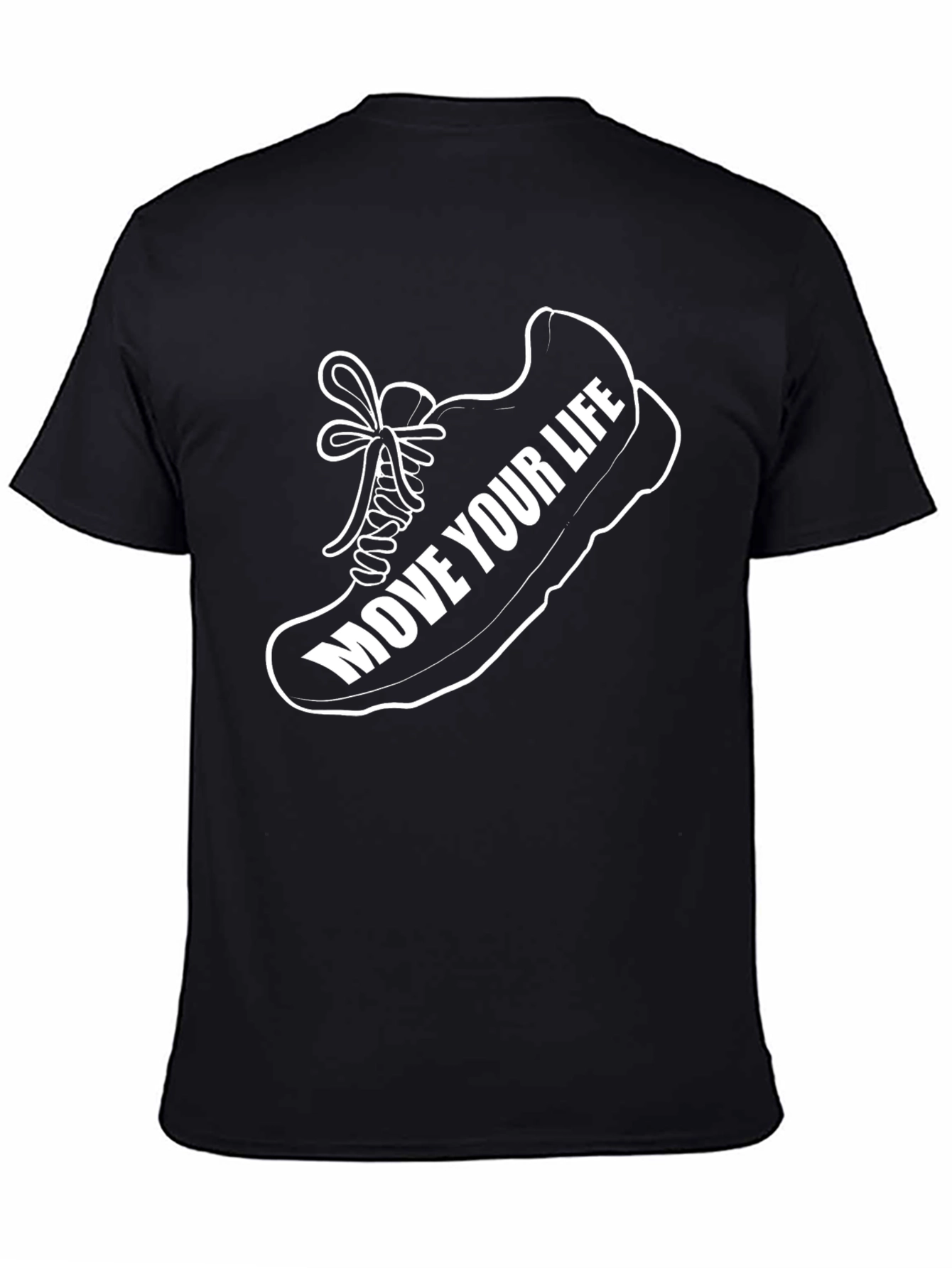 Move Your Life Graphic T-Shirt - Run Fitness Motivation