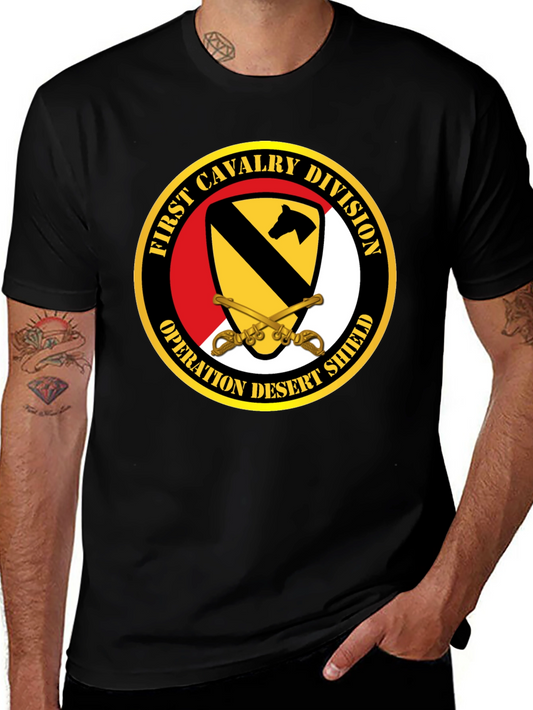 First Cavalry Division Operation Desert Shield T-Shirt