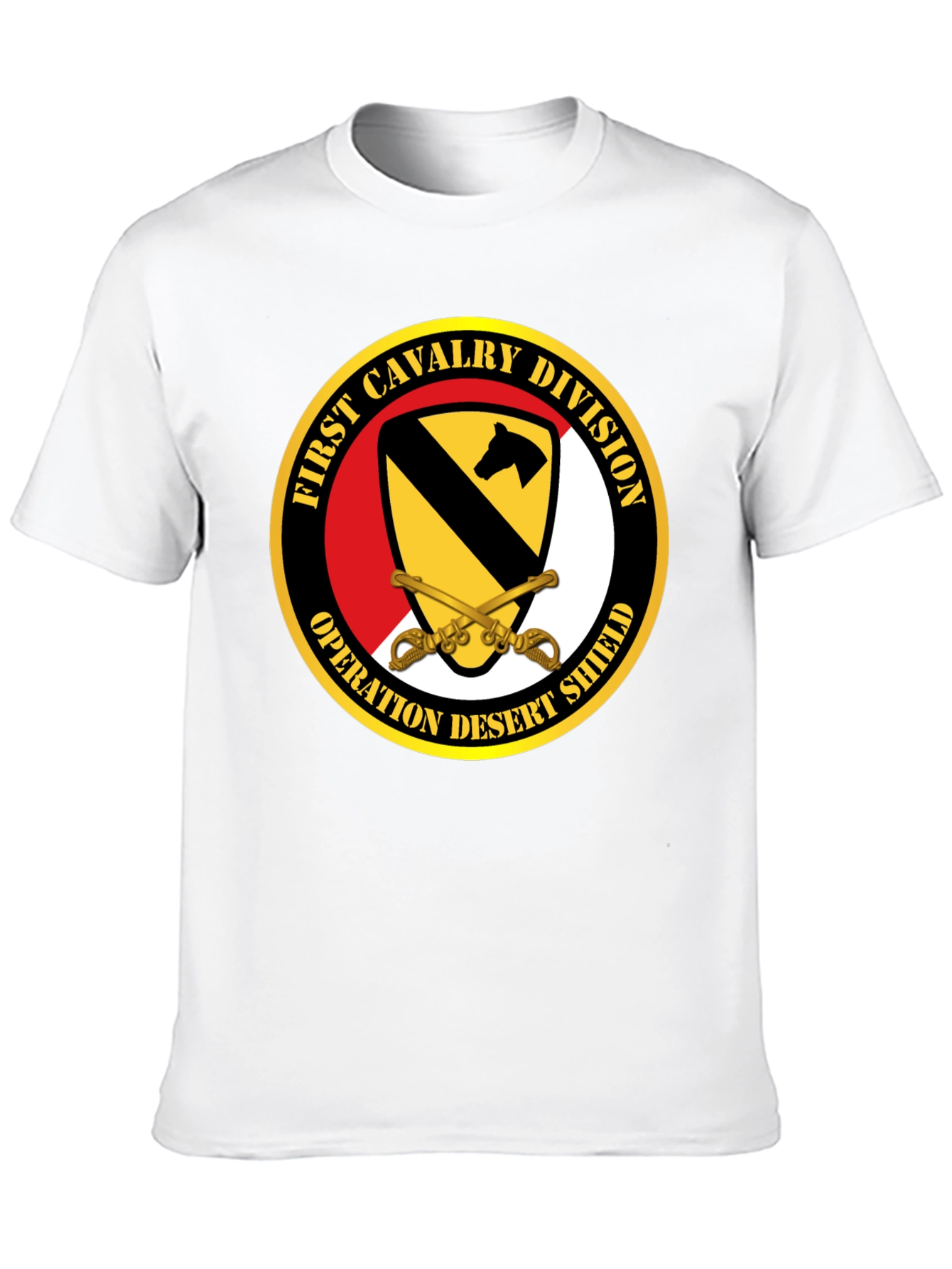 First Cavalry Division Operation Desert Shield T-Shirt