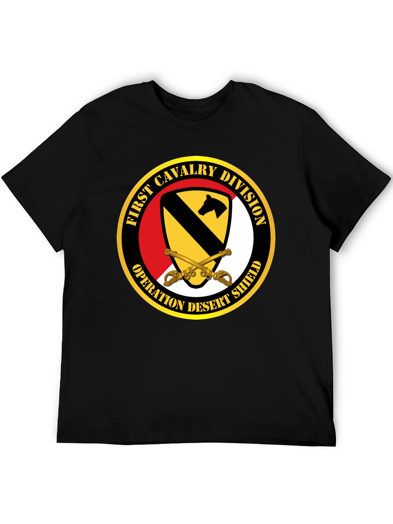 First Cavalry Division Operation Desert Shield T-Shirt
