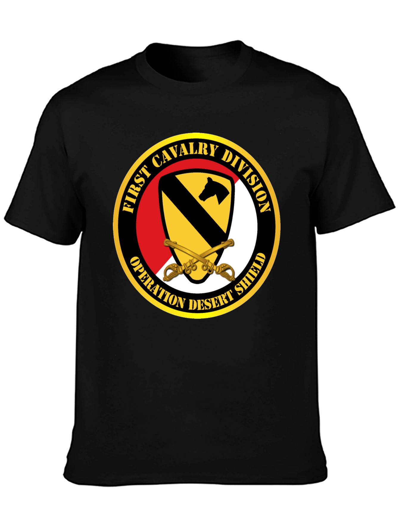 First Cavalry Division Operation Desert Shield T-Shirt