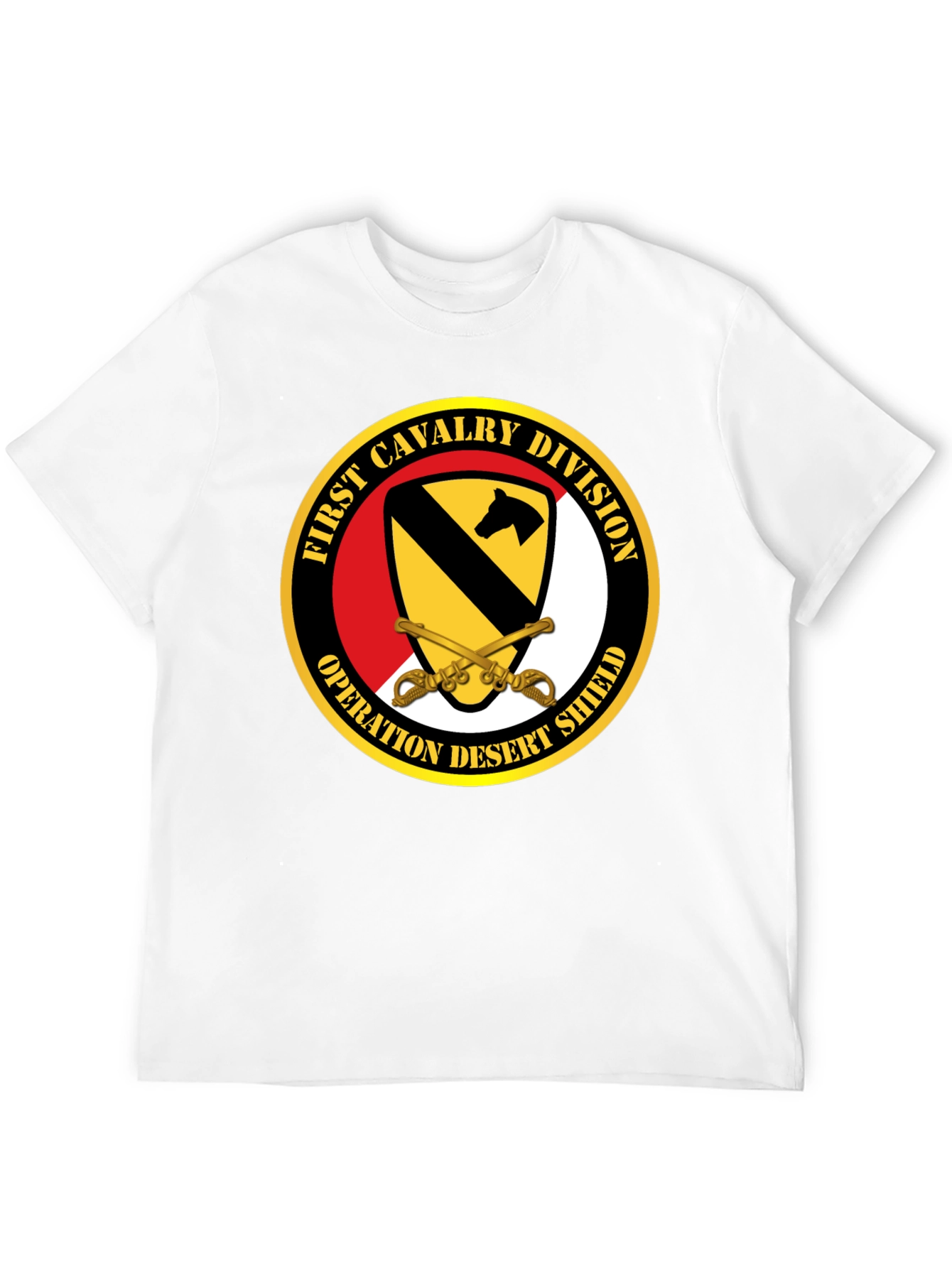 First Cavalry Division Operation Desert Shield T-Shirt