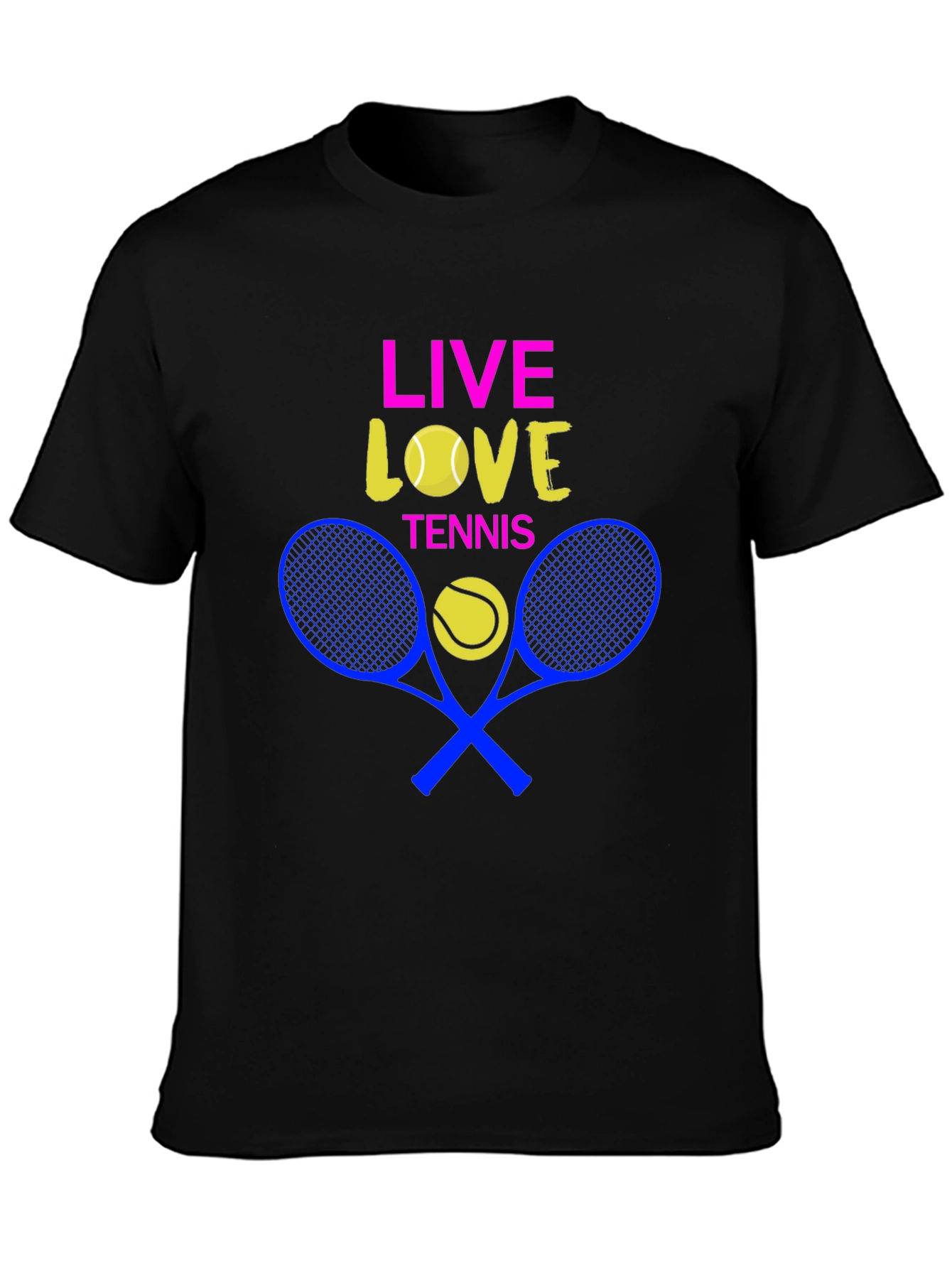 Live Love Tennis Graphic T-Shirt