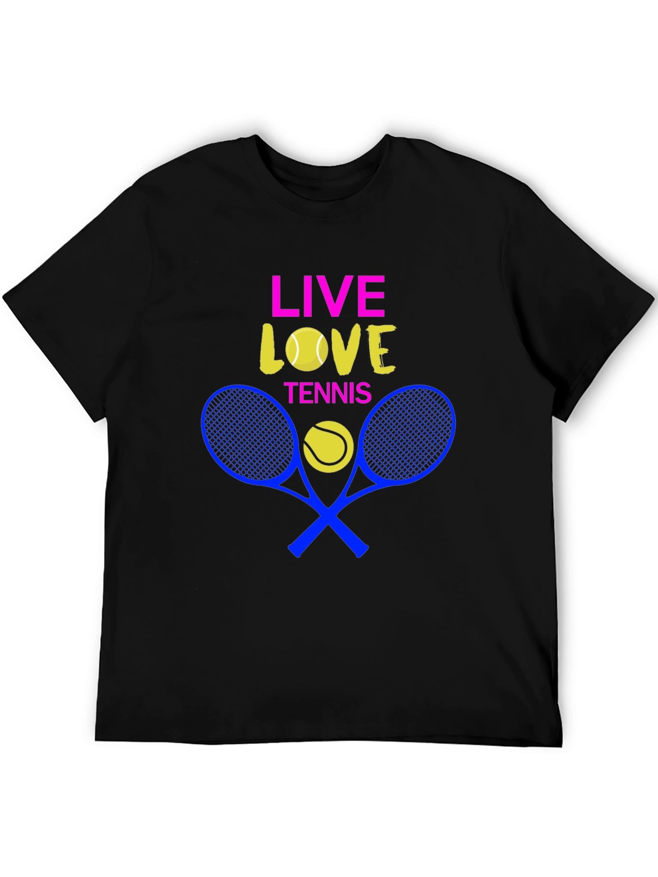 Live Love Tennis Graphic T-Shirt