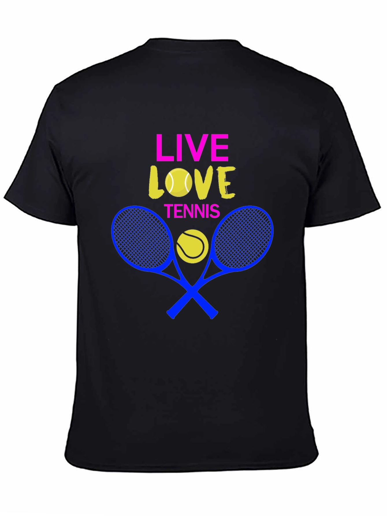Live Love Tennis Graphic T-Shirt