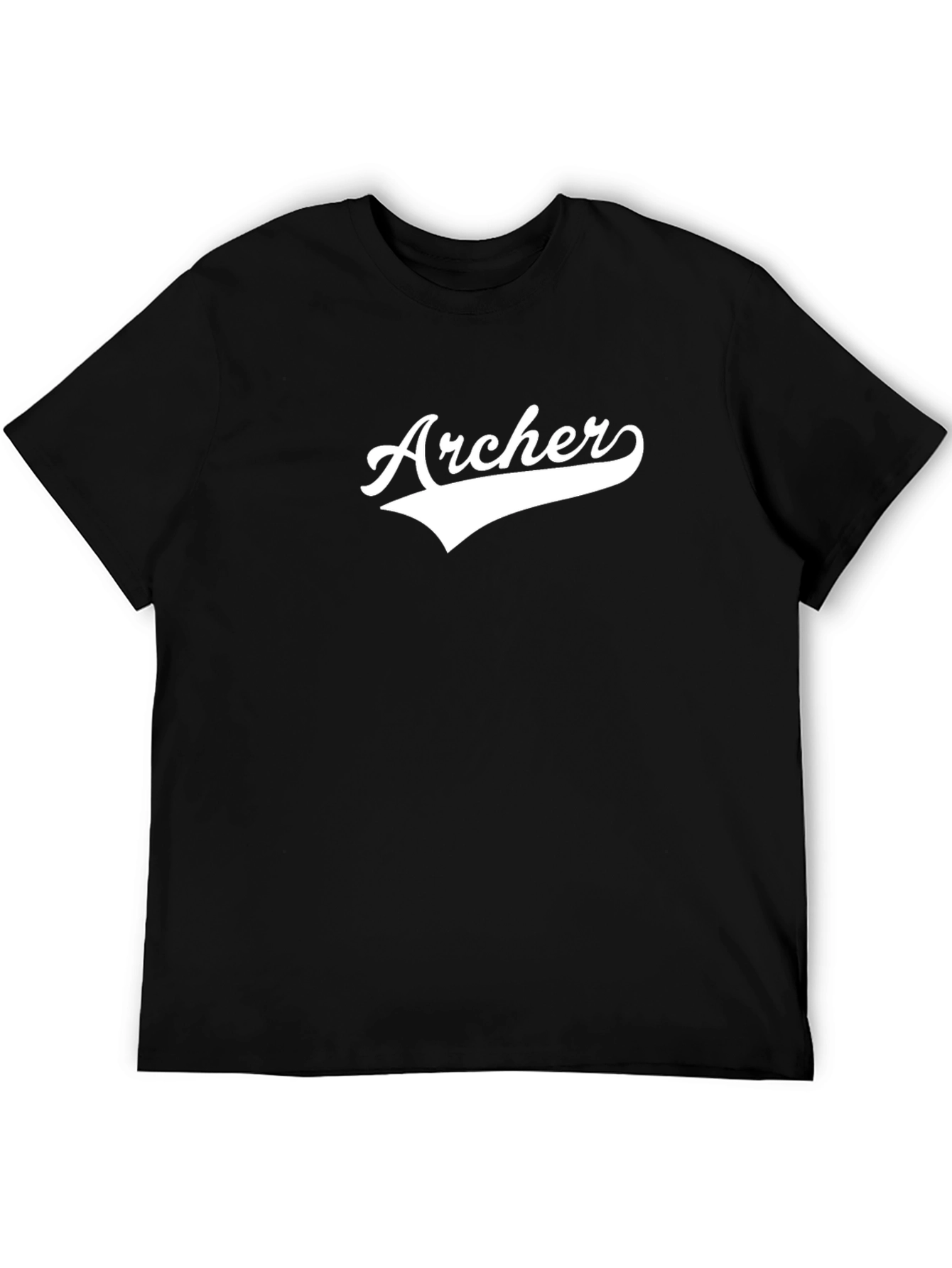 Archer Graphic Print Black T-Shirt