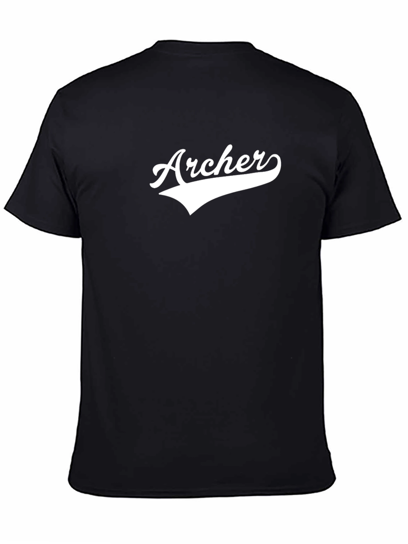 Archer Graphic Print Black T-Shirt