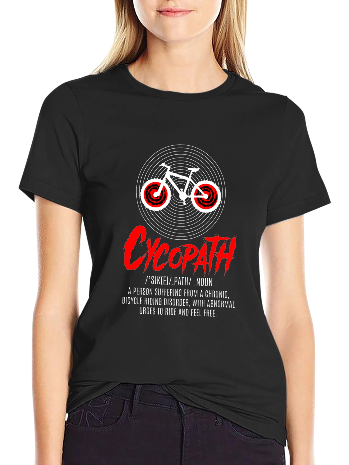 Cycopath Bike T-Shirt: Ride and Feel Free!