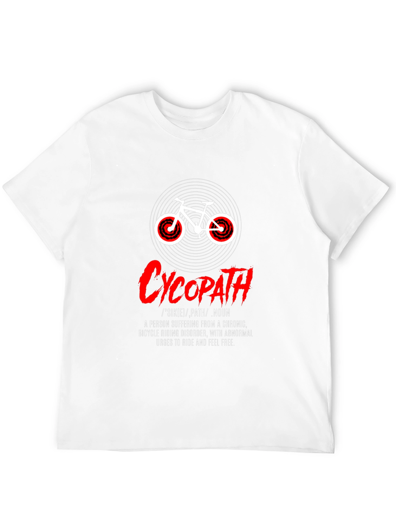 Cycopath Bike T-Shirt: Ride and Feel Free!