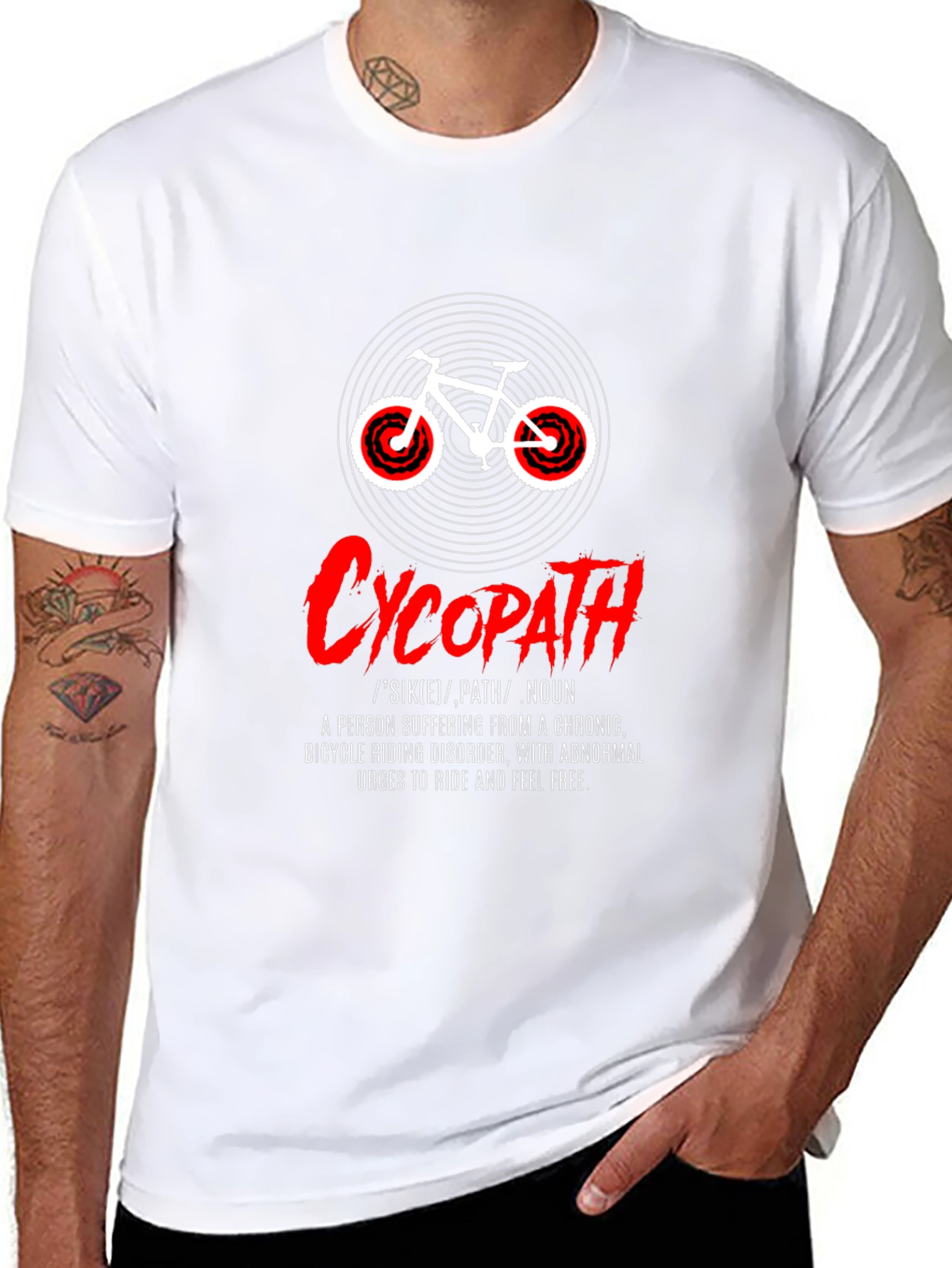 Cycopath Bike T-Shirt: Ride and Feel Free!
