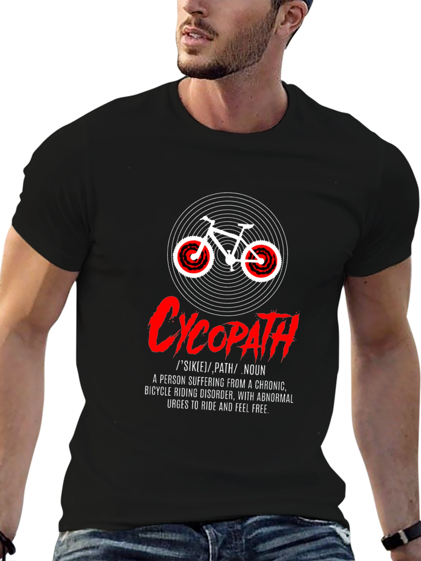 Cycopath Bike T-Shirt: Ride and Feel Free!