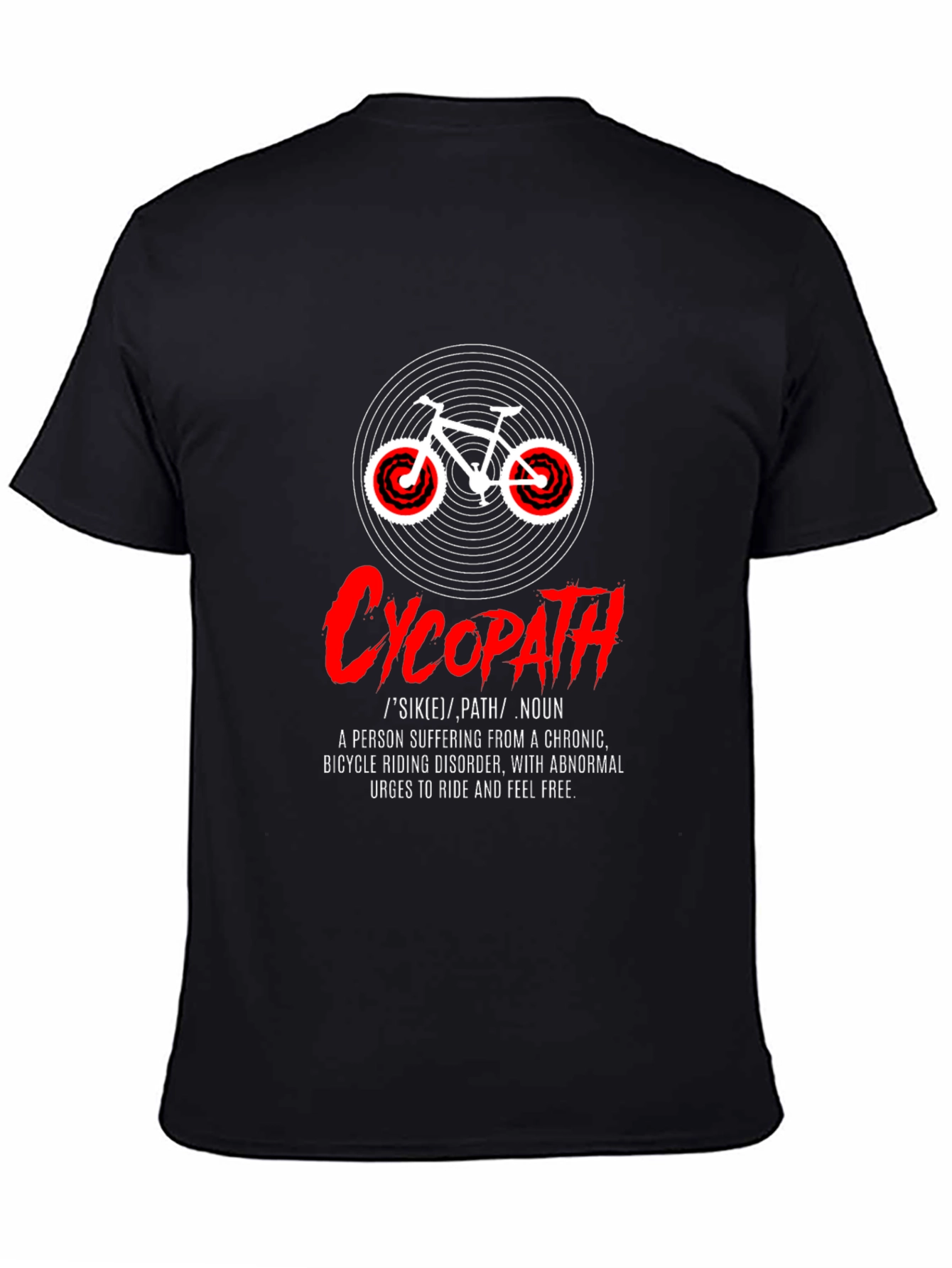 Cycopath Bike T-Shirt: Ride and Feel Free!