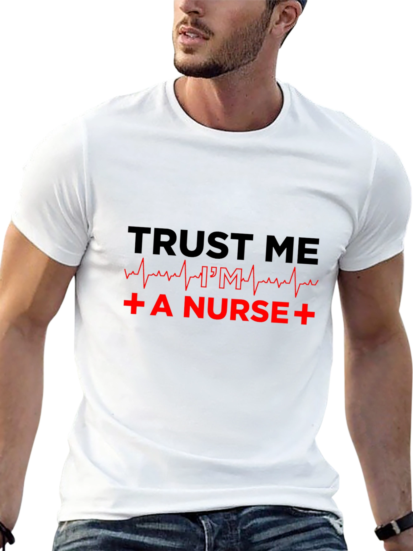 Trust Me Im a Nurse Black T-Shirt