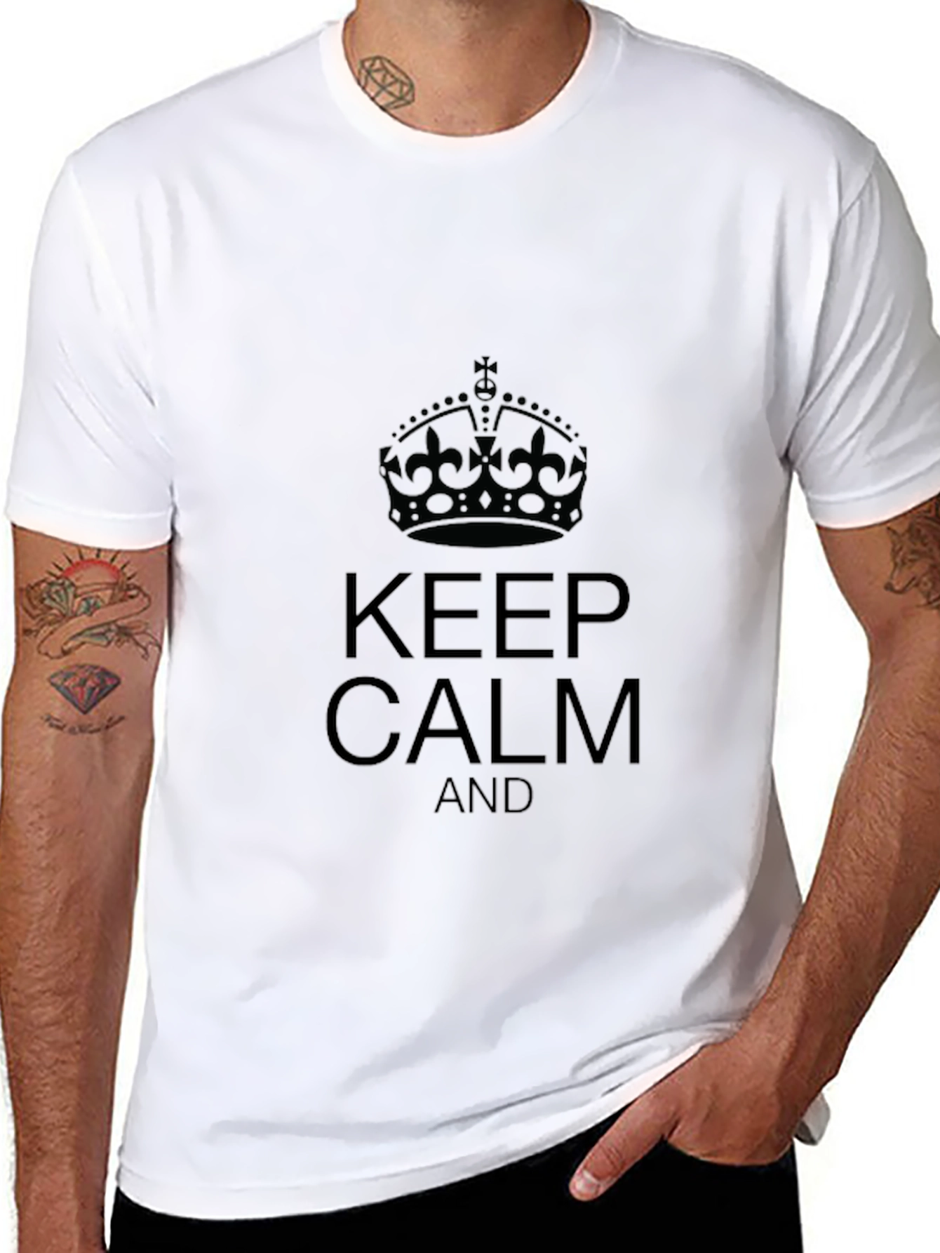 Keep Calm Black T-Shirt