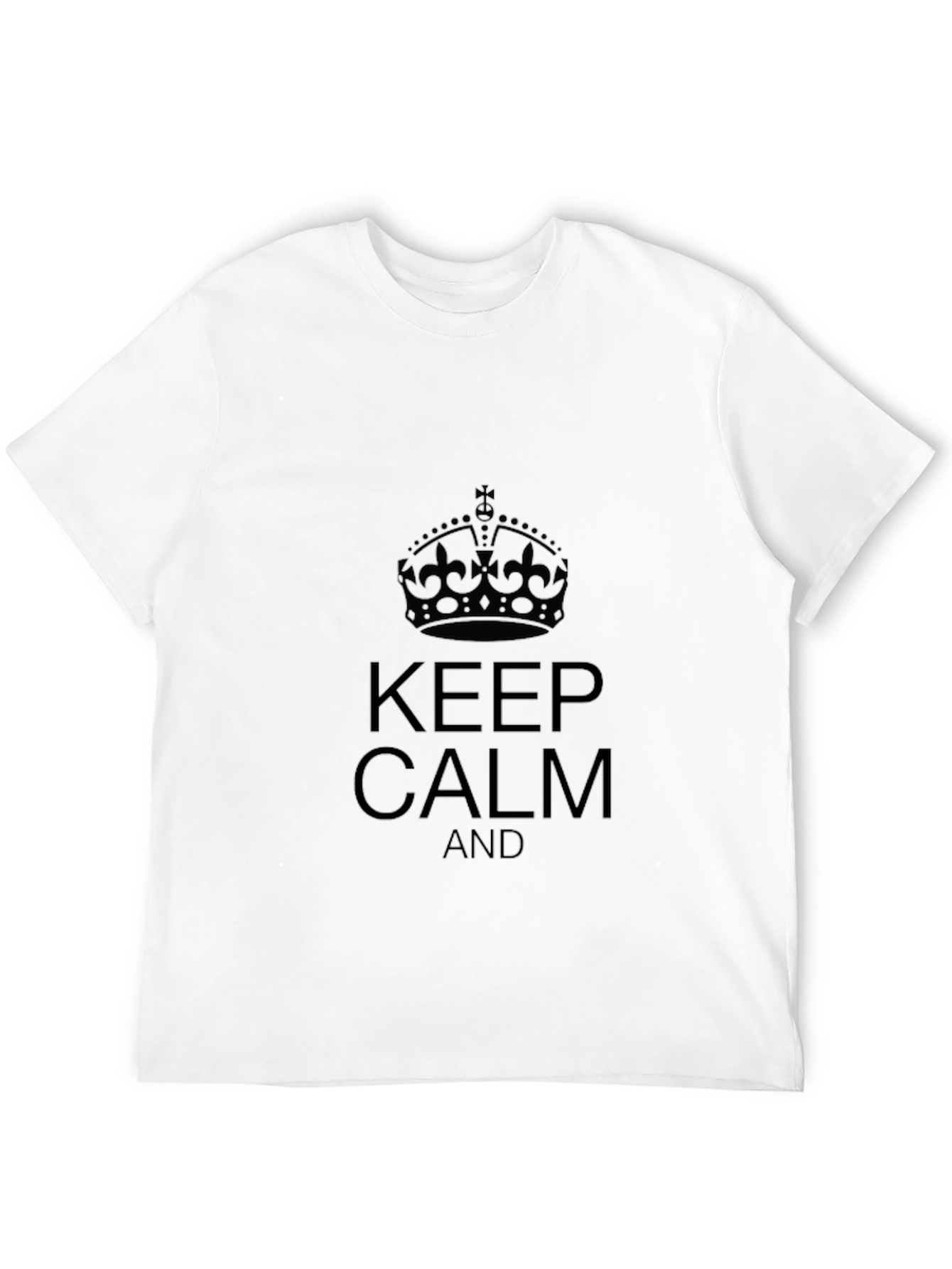 Keep Calm Black T-Shirt