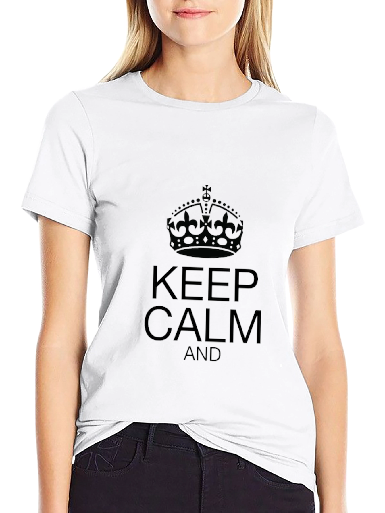 Keep Calm Black T-Shirt