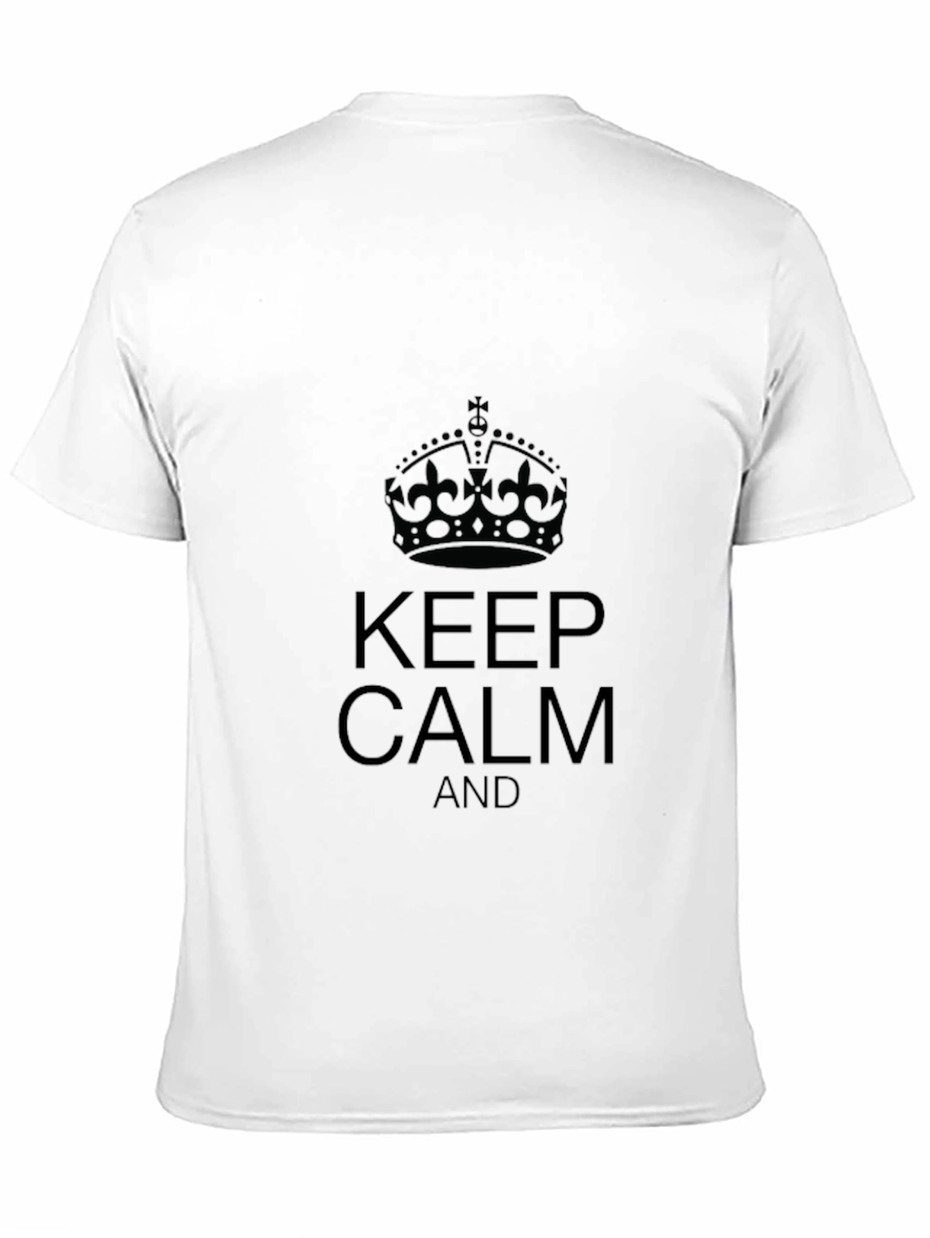 Keep Calm Black T-Shirt