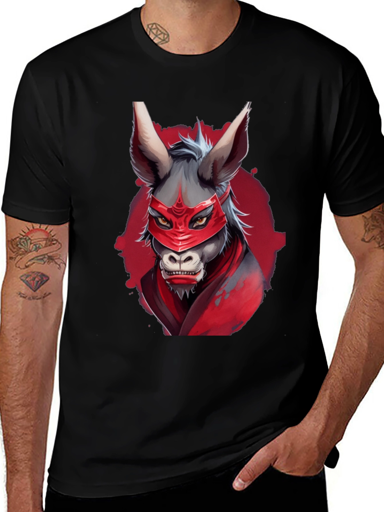Ninja Donkey T-Shirt - Unique Graphic Tee