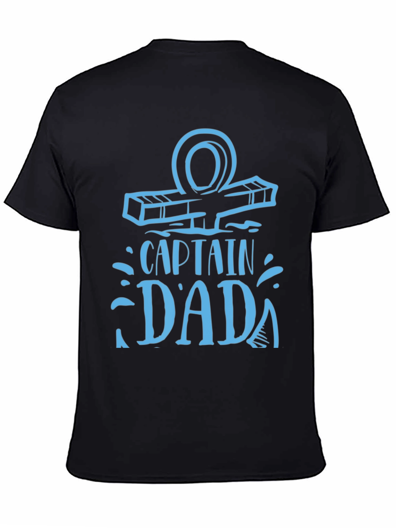 Captain Dada Black Graphic Tee