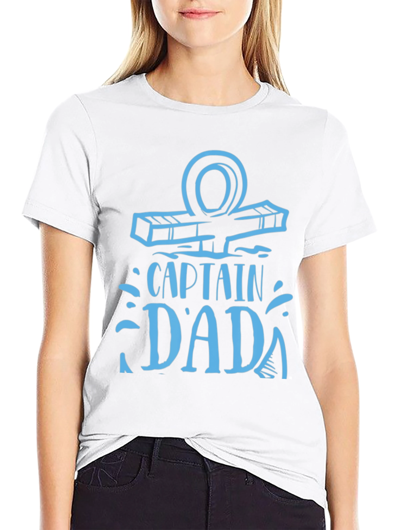 Captain Dada Black Graphic Tee