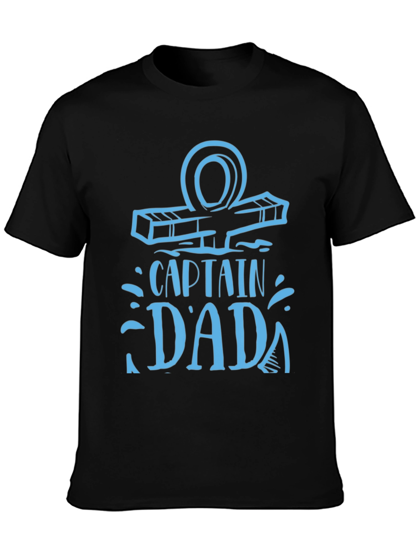 Captain Dada Black Graphic Tee