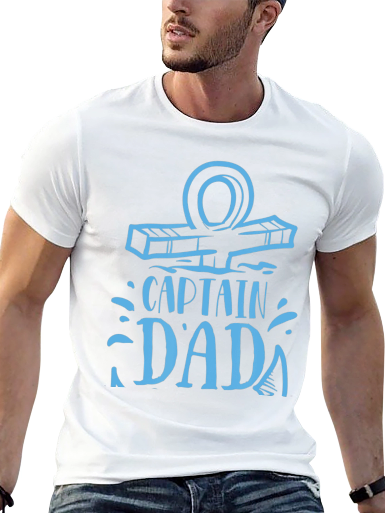 Captain Dada Black Graphic Tee