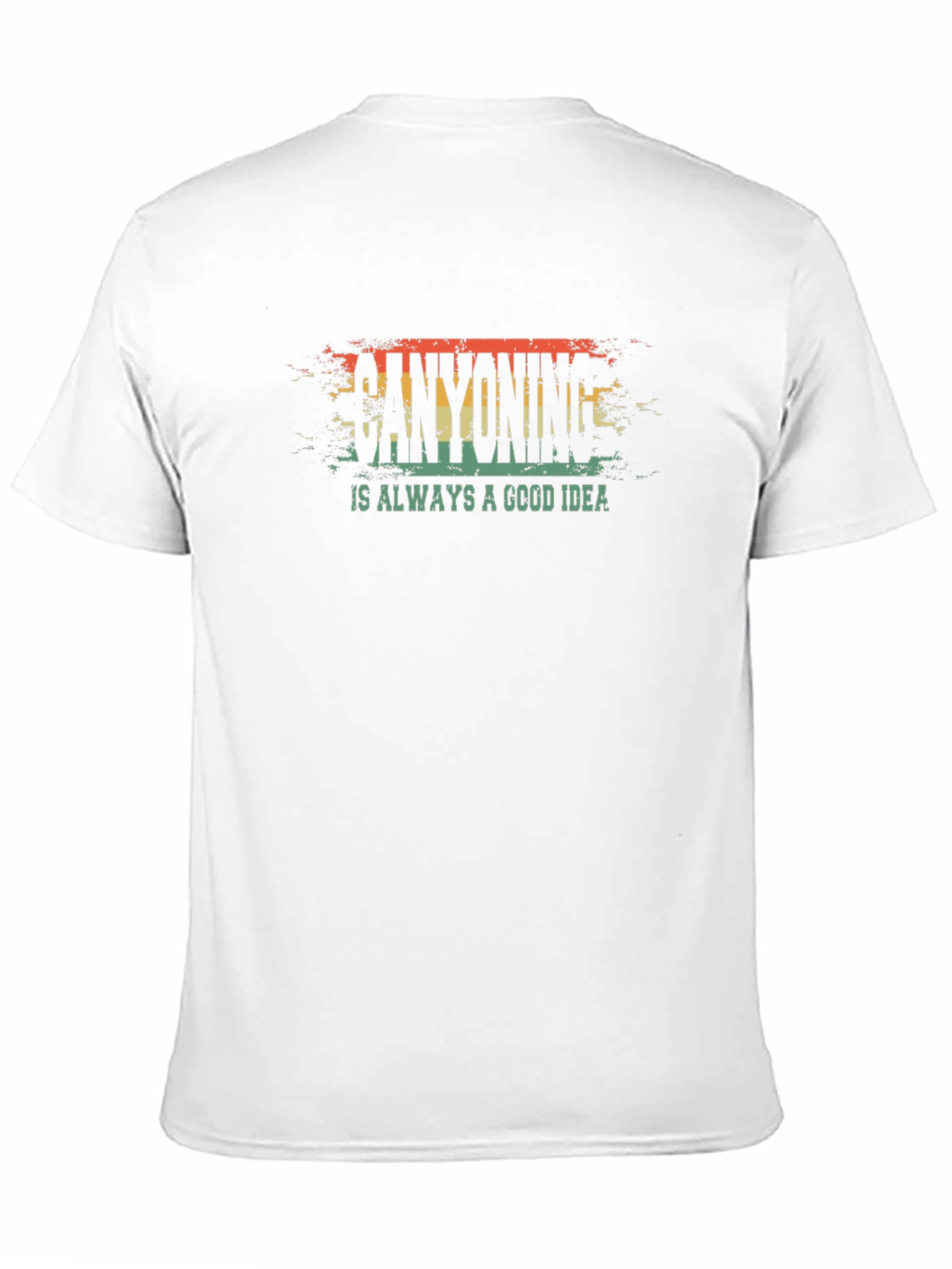 Canyoning is Always a Good Idea - Black T-Shirt
