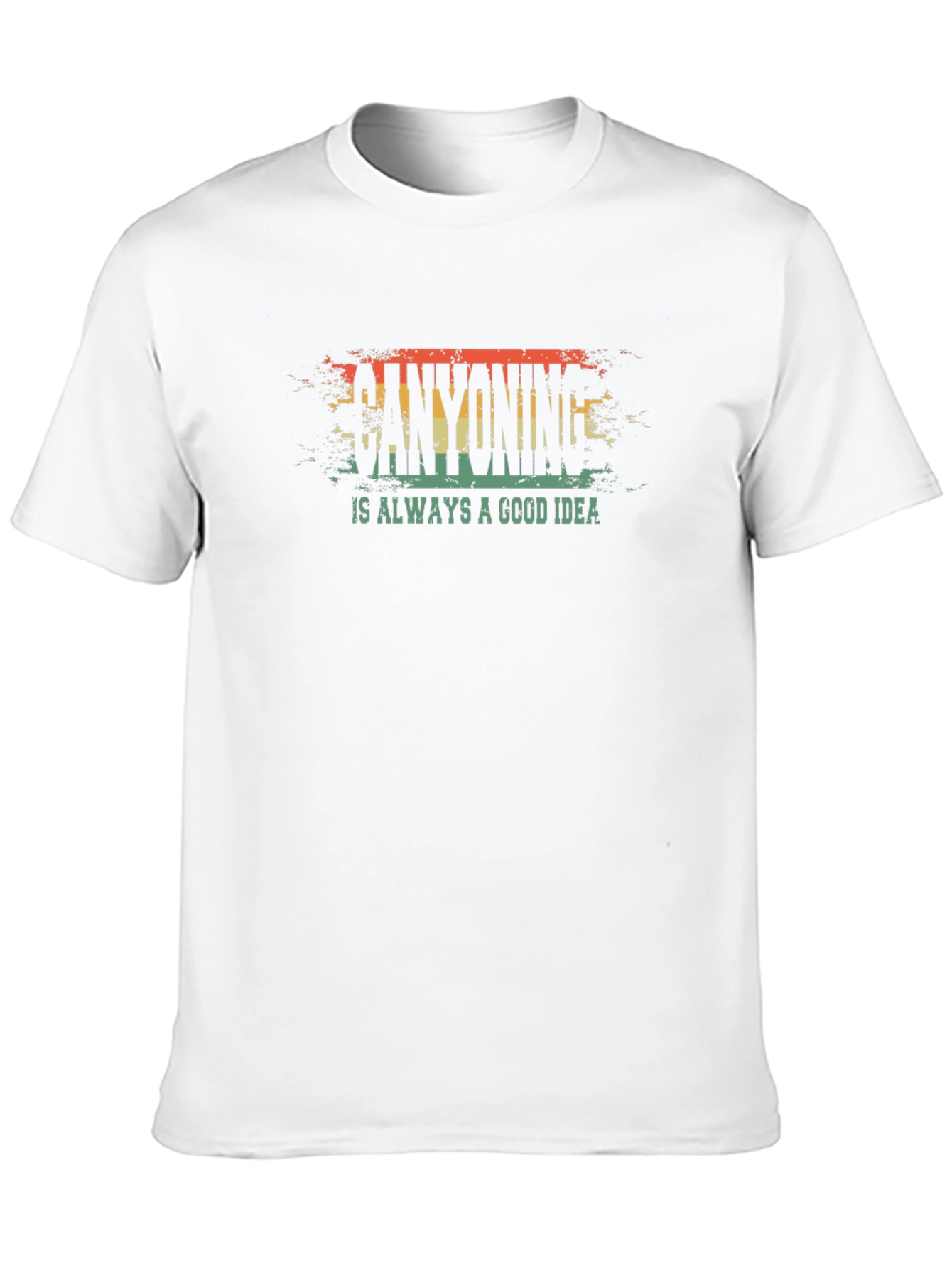 Canyoning is Always a Good Idea - Black T-Shirt