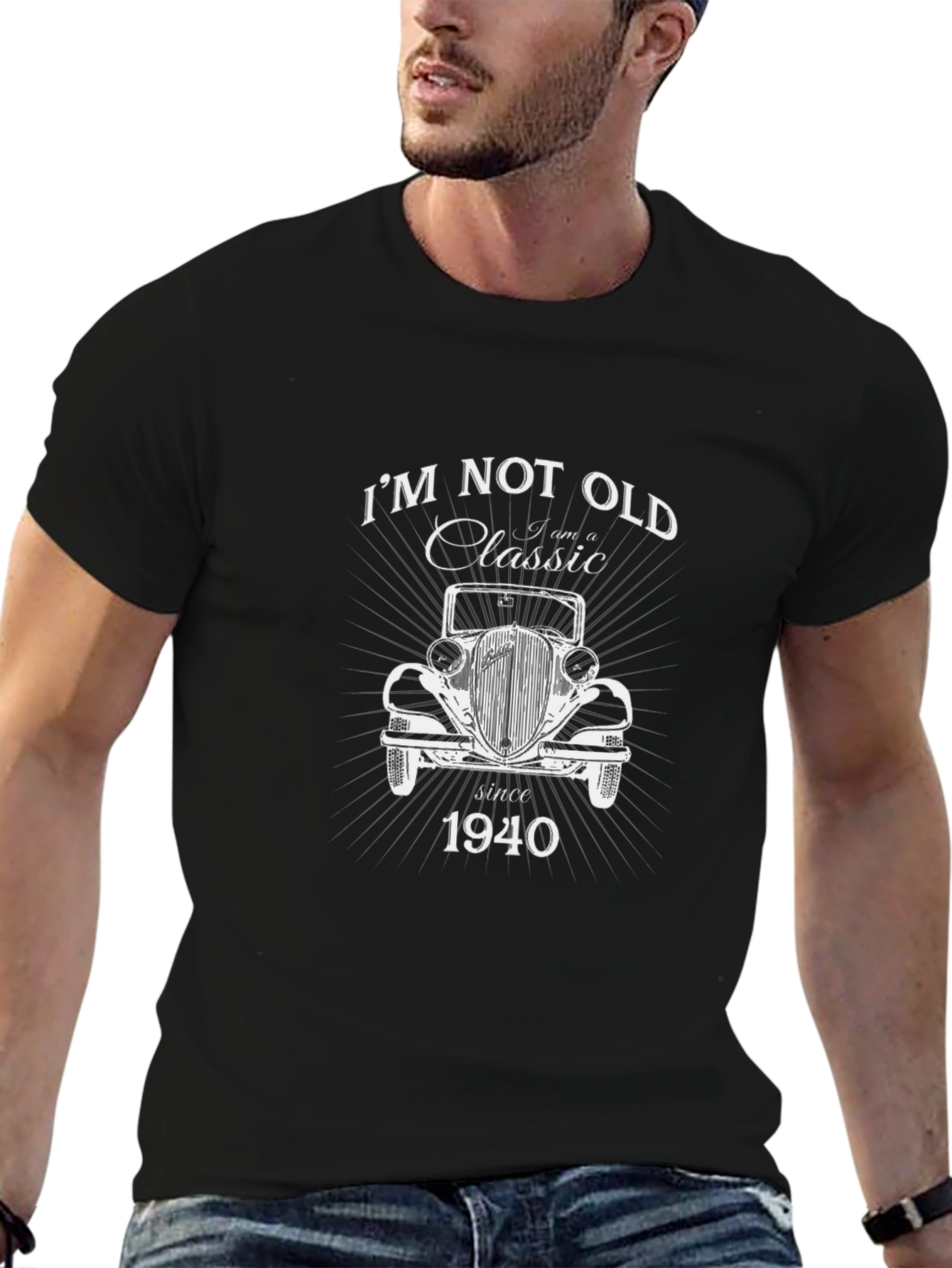 Classic 1940 Car Graphic T-Shirt
