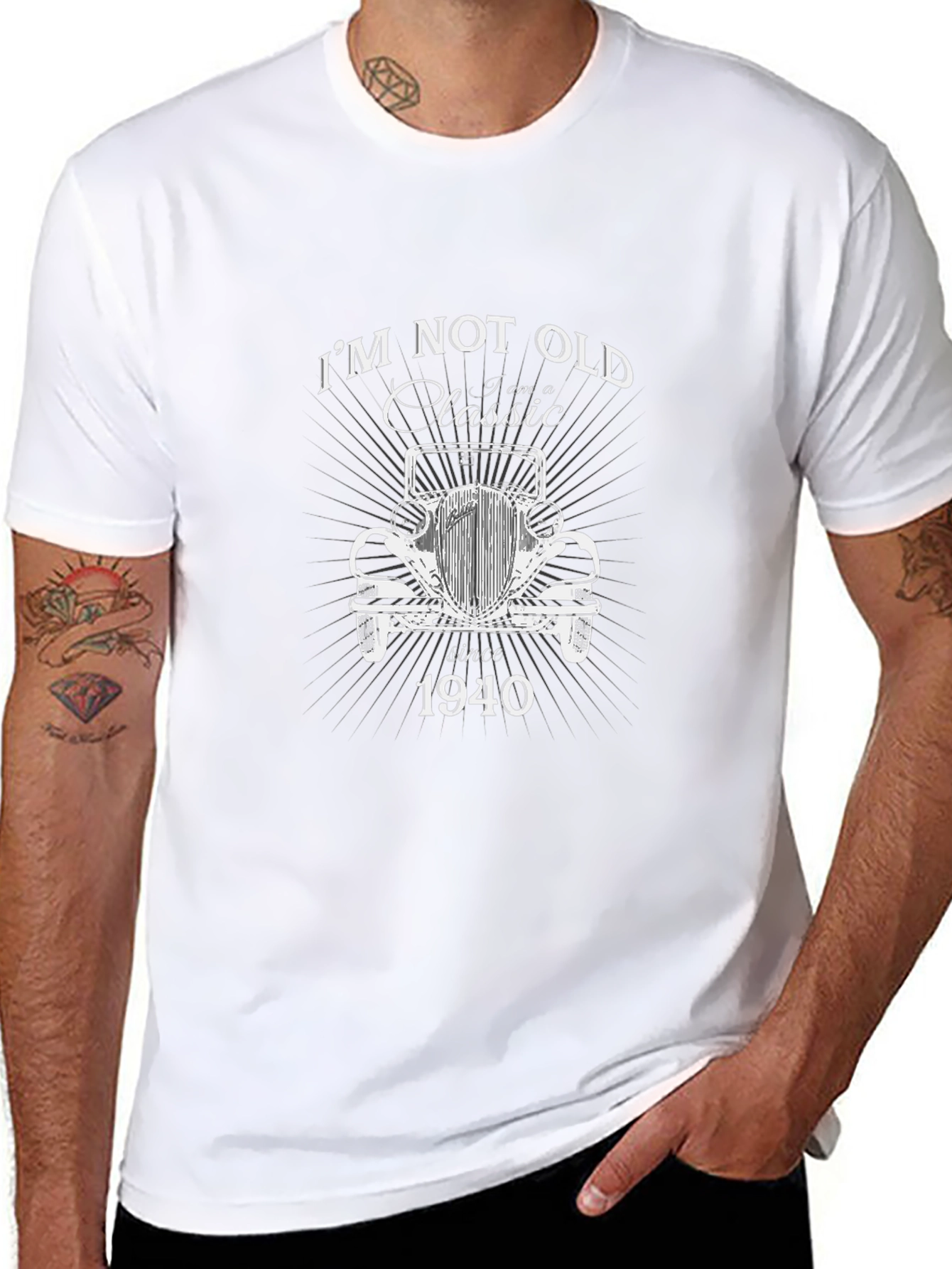 Classic 1940 Car Graphic T-Shirt