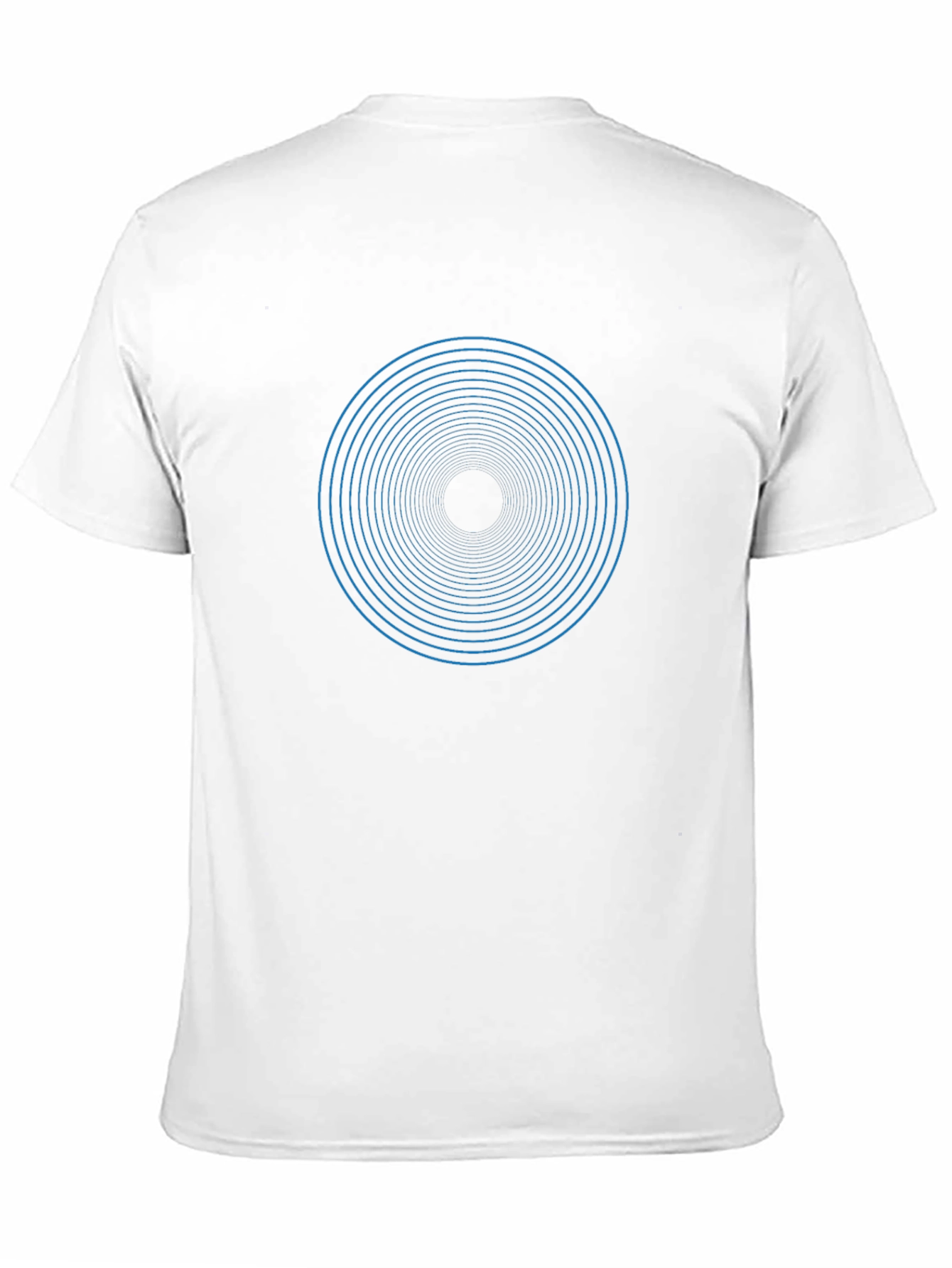 Hypnotic Circle Graphic Tee - Mens Black T-Shirt