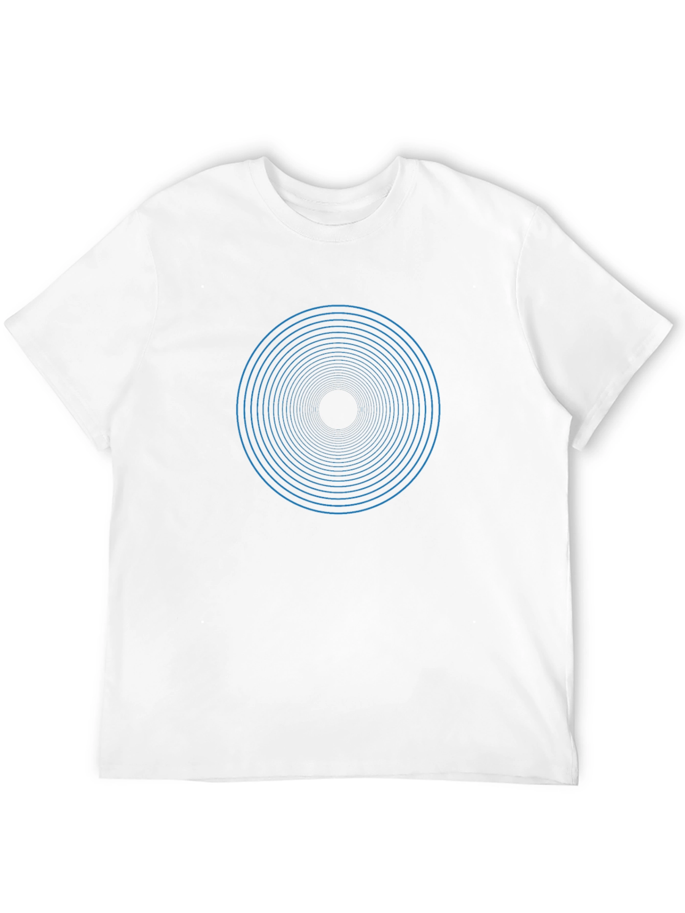 Hypnotic Circle Graphic Tee - Mens Black T-Shirt