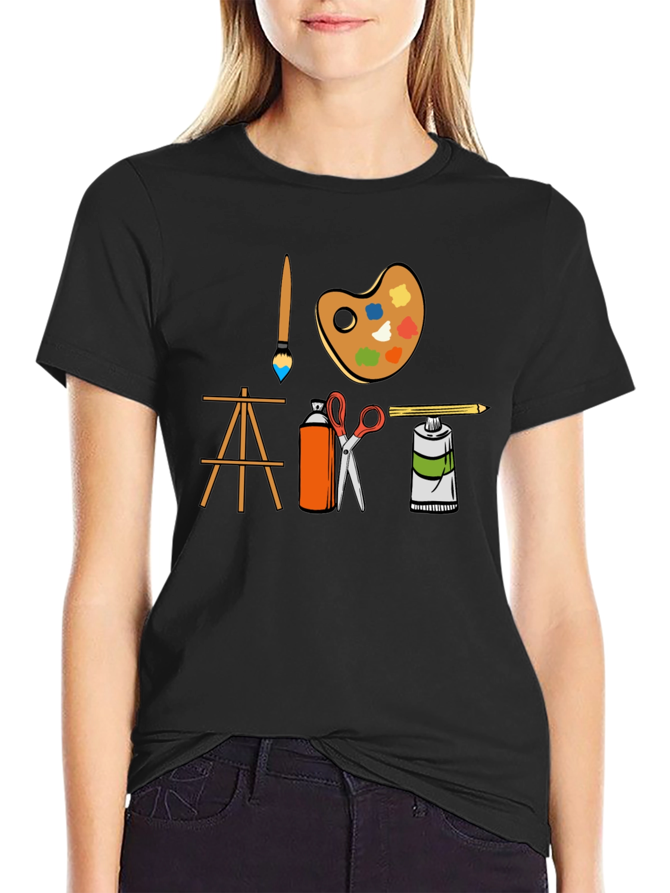 Artists Tools Graphic T-Shirt - Creative Arts Design