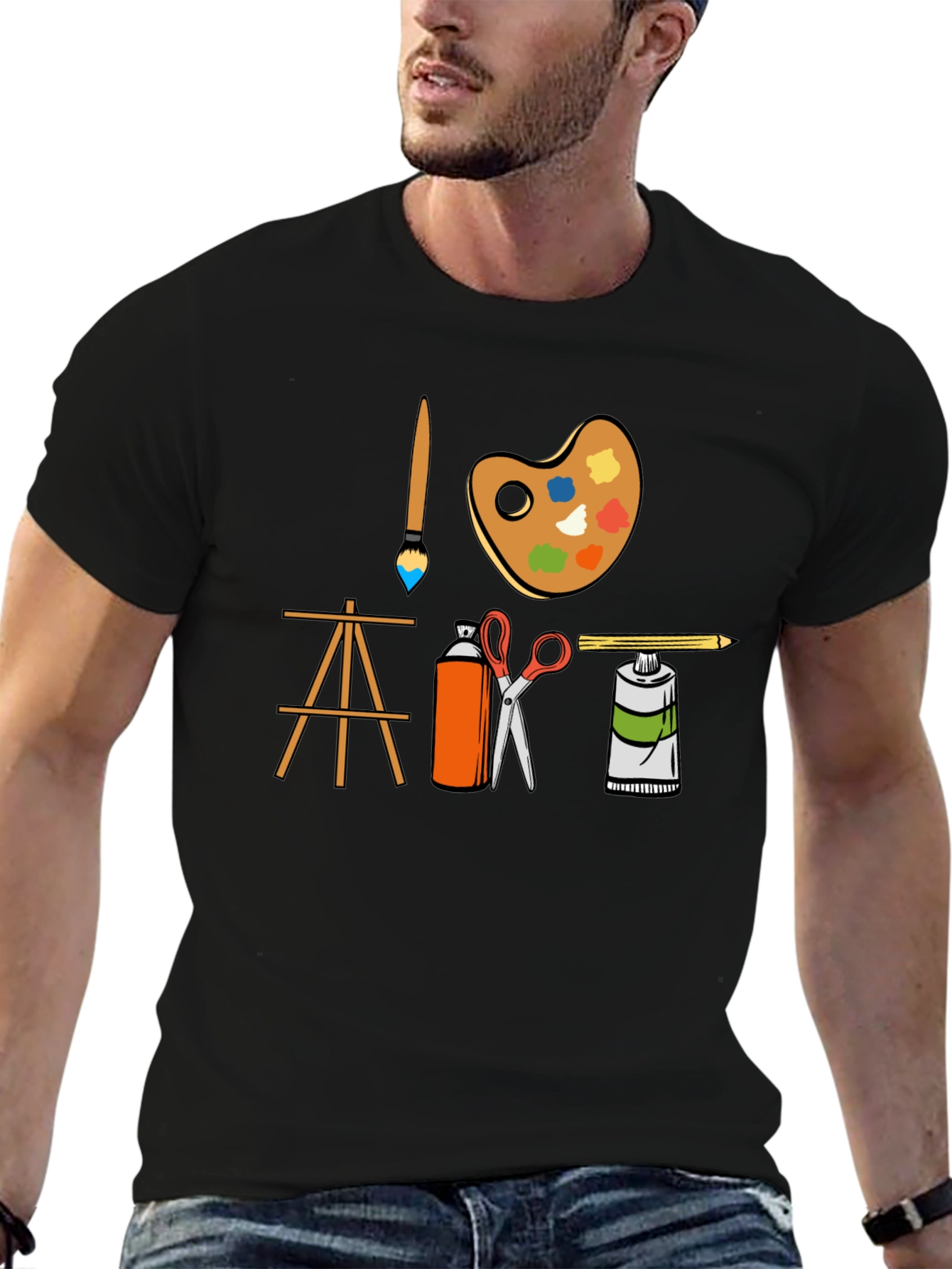 Artists Tools Graphic T-Shirt - Creative Arts Design