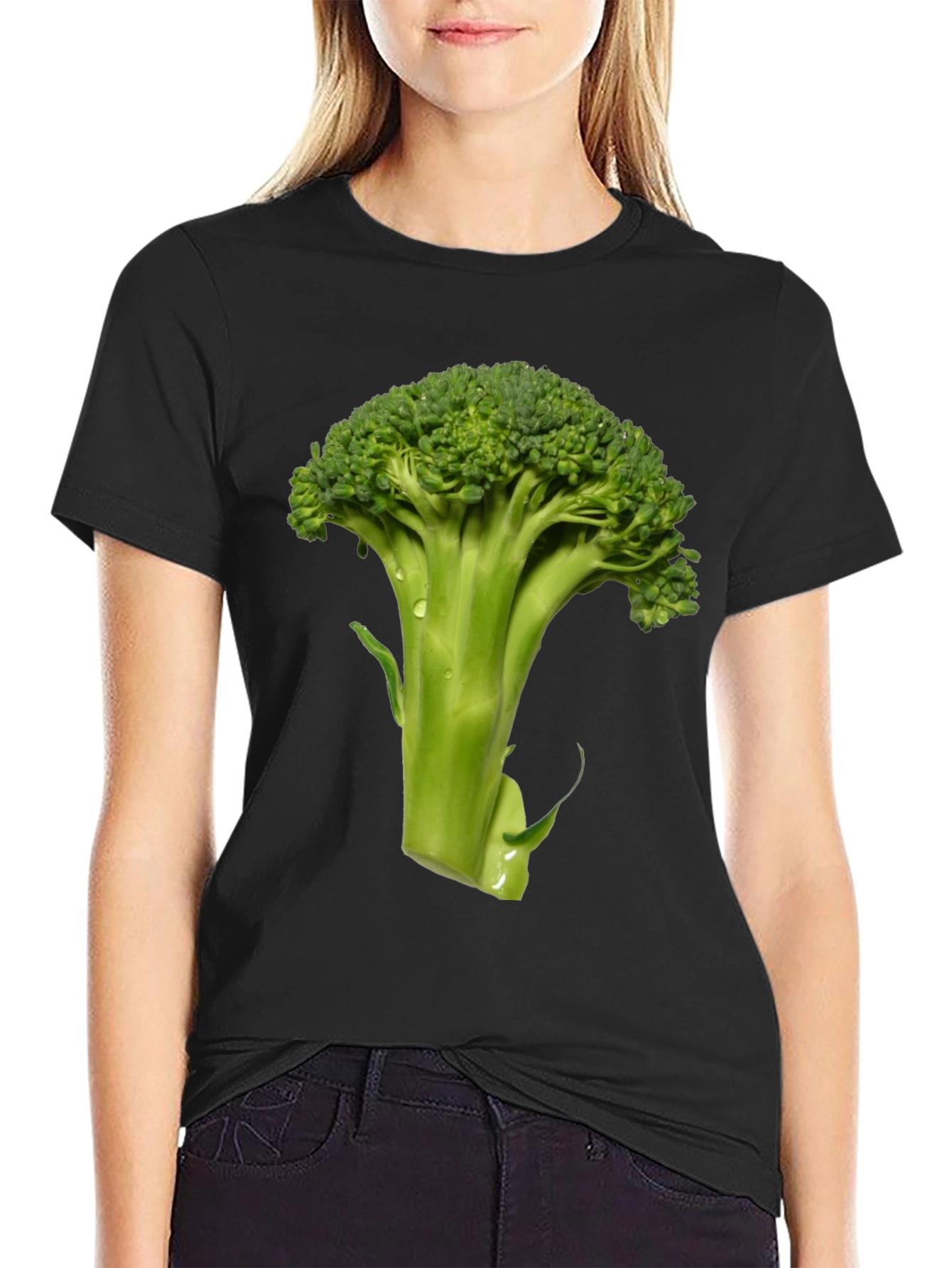 Broccoli Graphic Tee - Fresh Vegetable Shirt