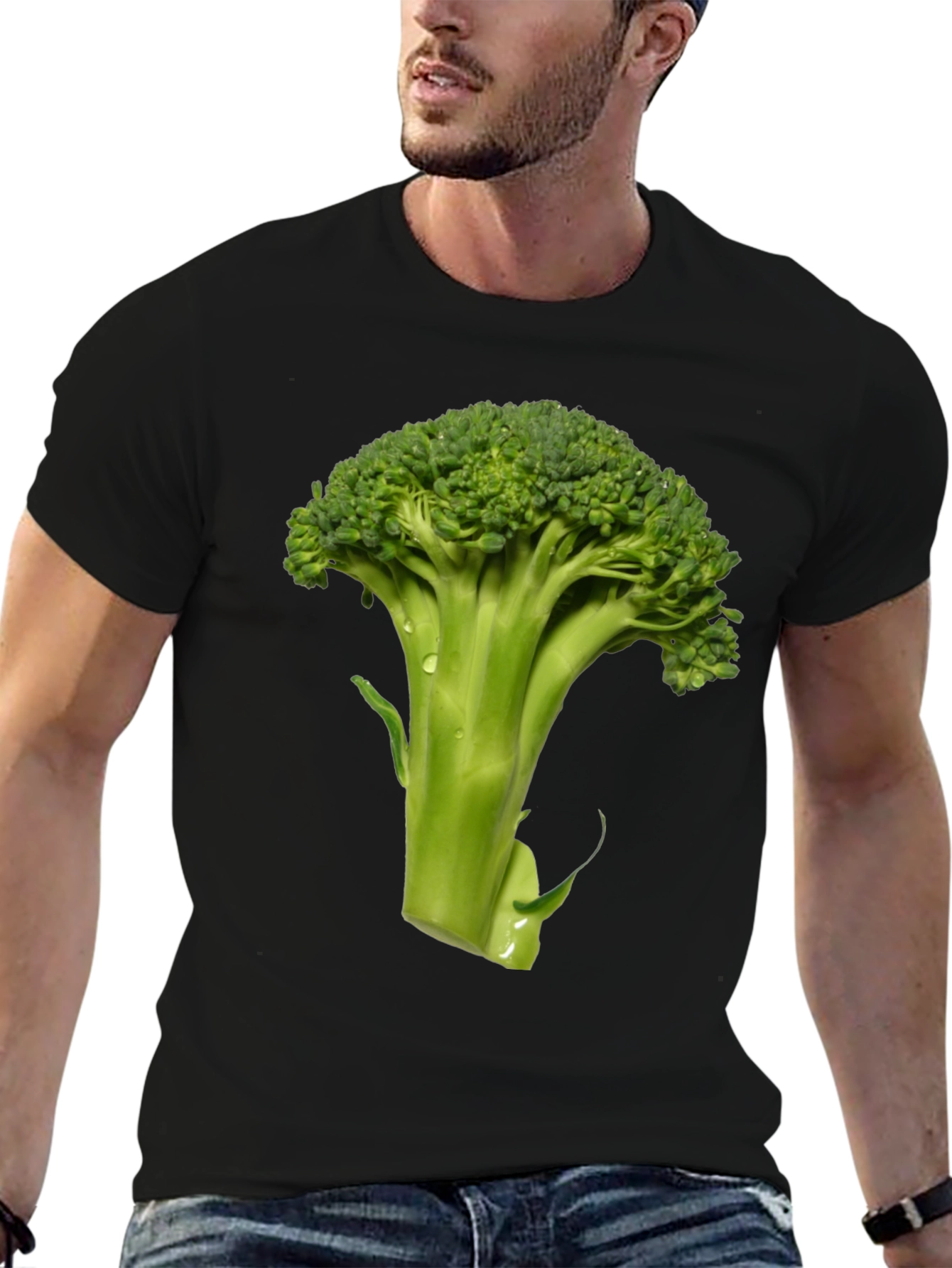 Broccoli Graphic Tee - Fresh Vegetable Shirt