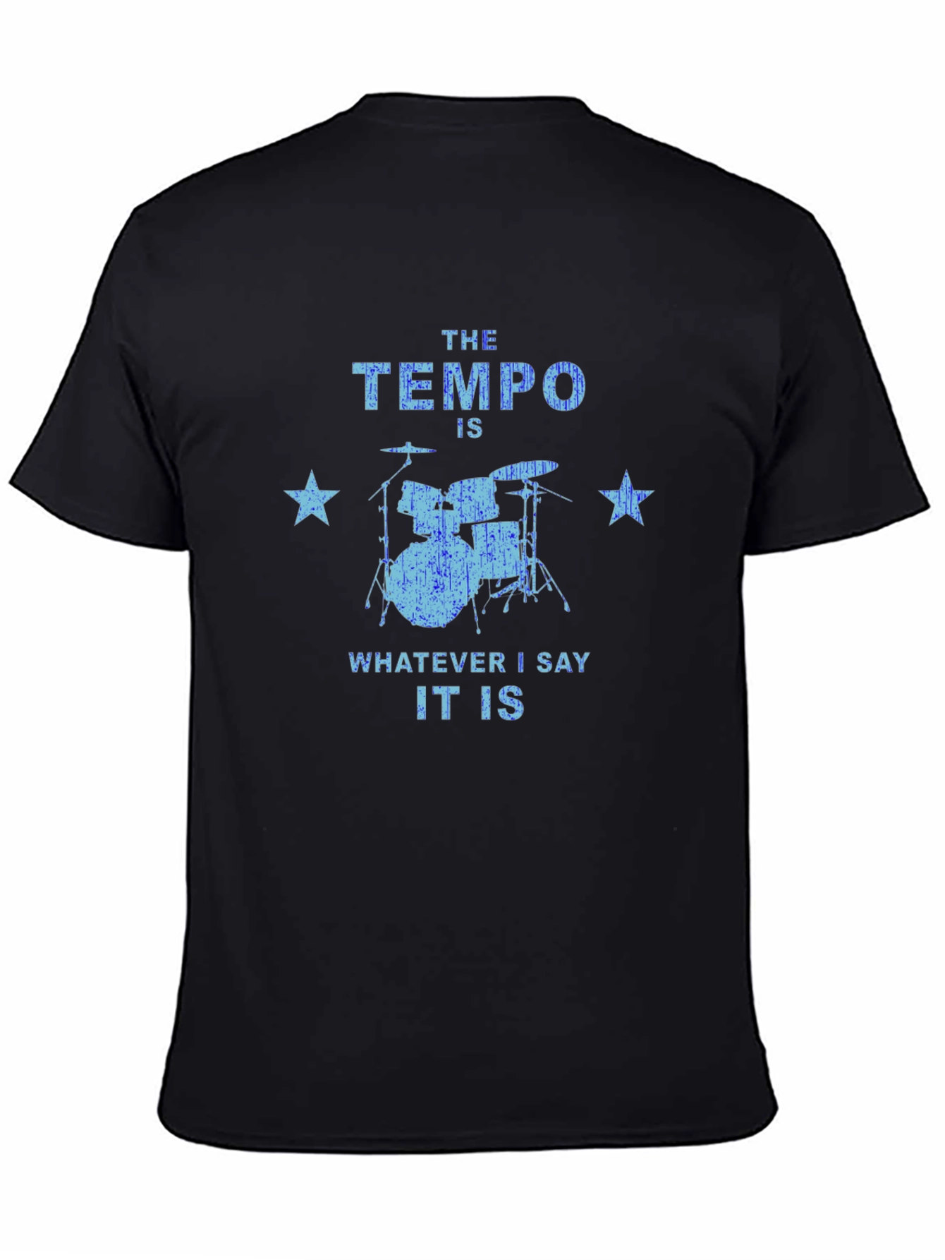 Tempo Drummer T-Shirt - Music Lover Tee