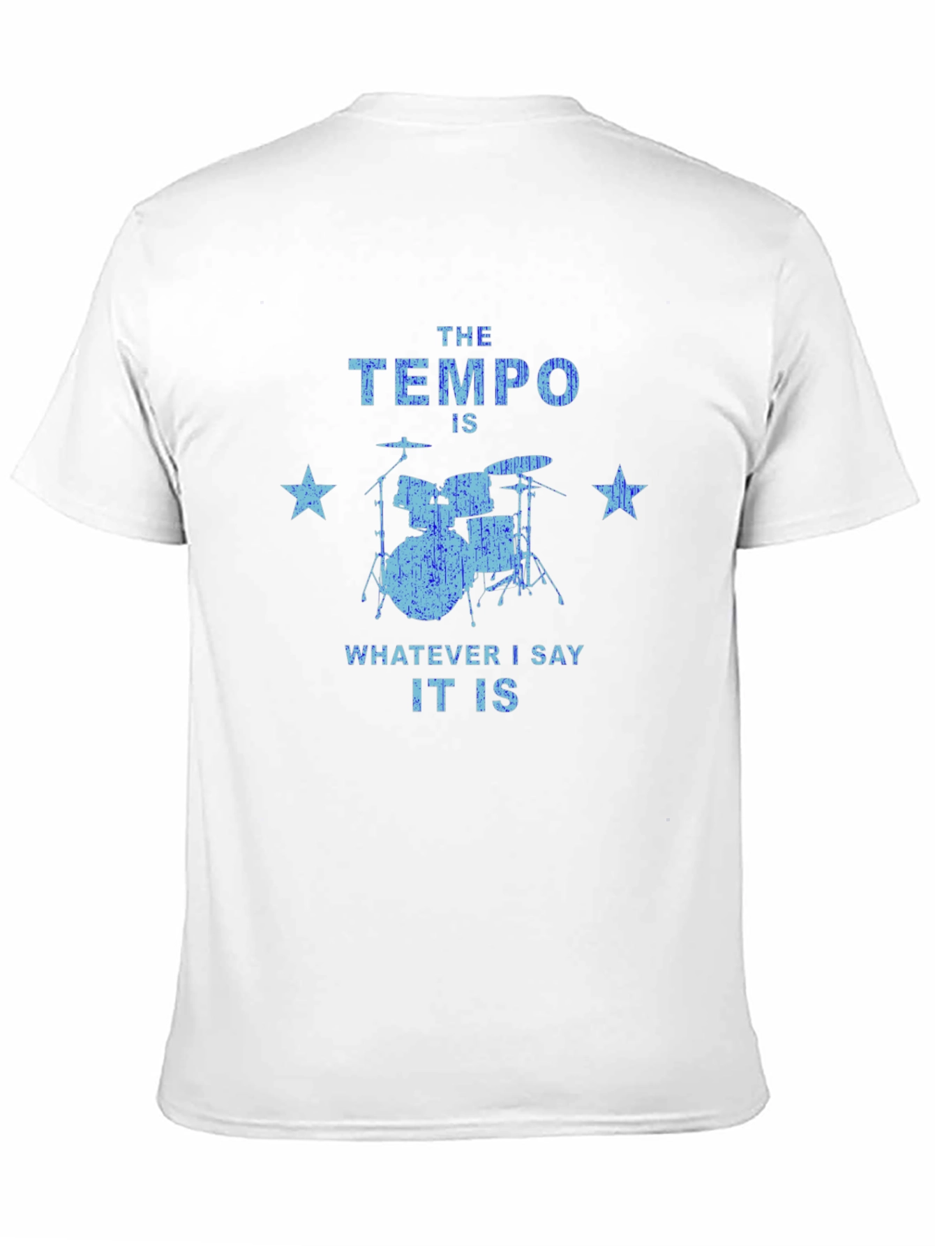 Tempo Drummer T-Shirt - Music Lover Tee