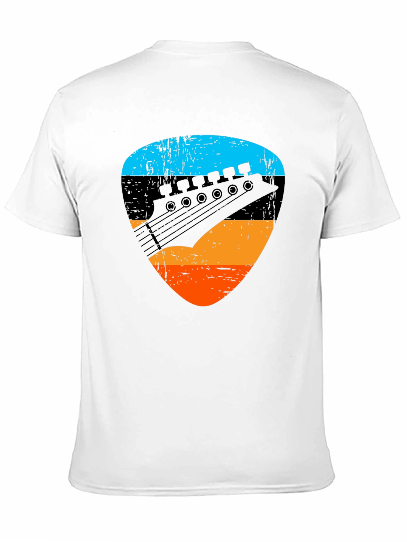 Guitar Pick Graphic Tee - Rock Music Shirt