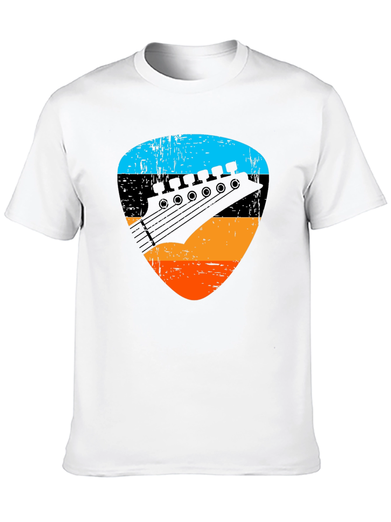 Guitar Pick Graphic Tee - Rock Music Shirt