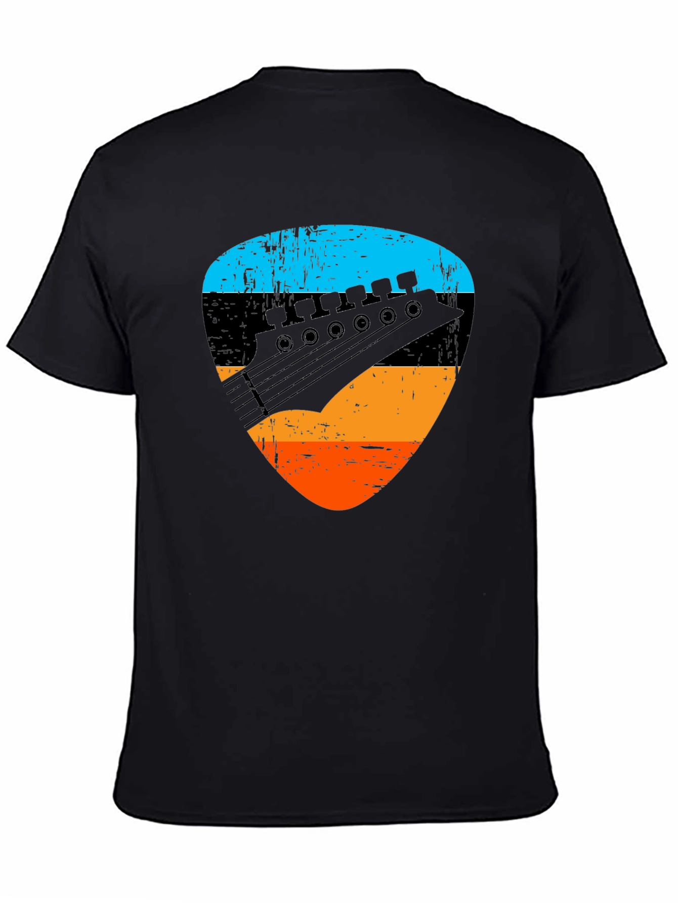 Guitar Pick Graphic Tee - Rock Music Shirt